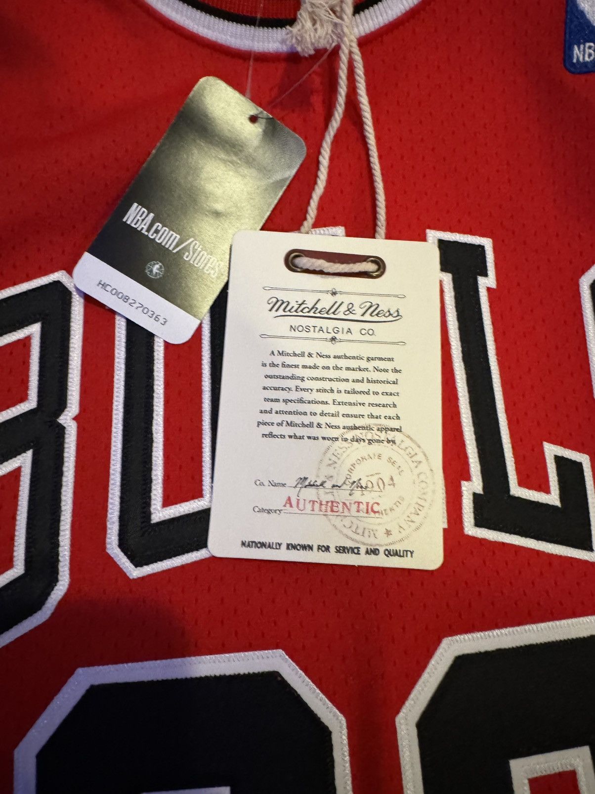 Mitchell & Ness Mitchell and Ness Jordan Jersey Size Large Size US L / EU 52-54 / 3 - 9 Thumbnail