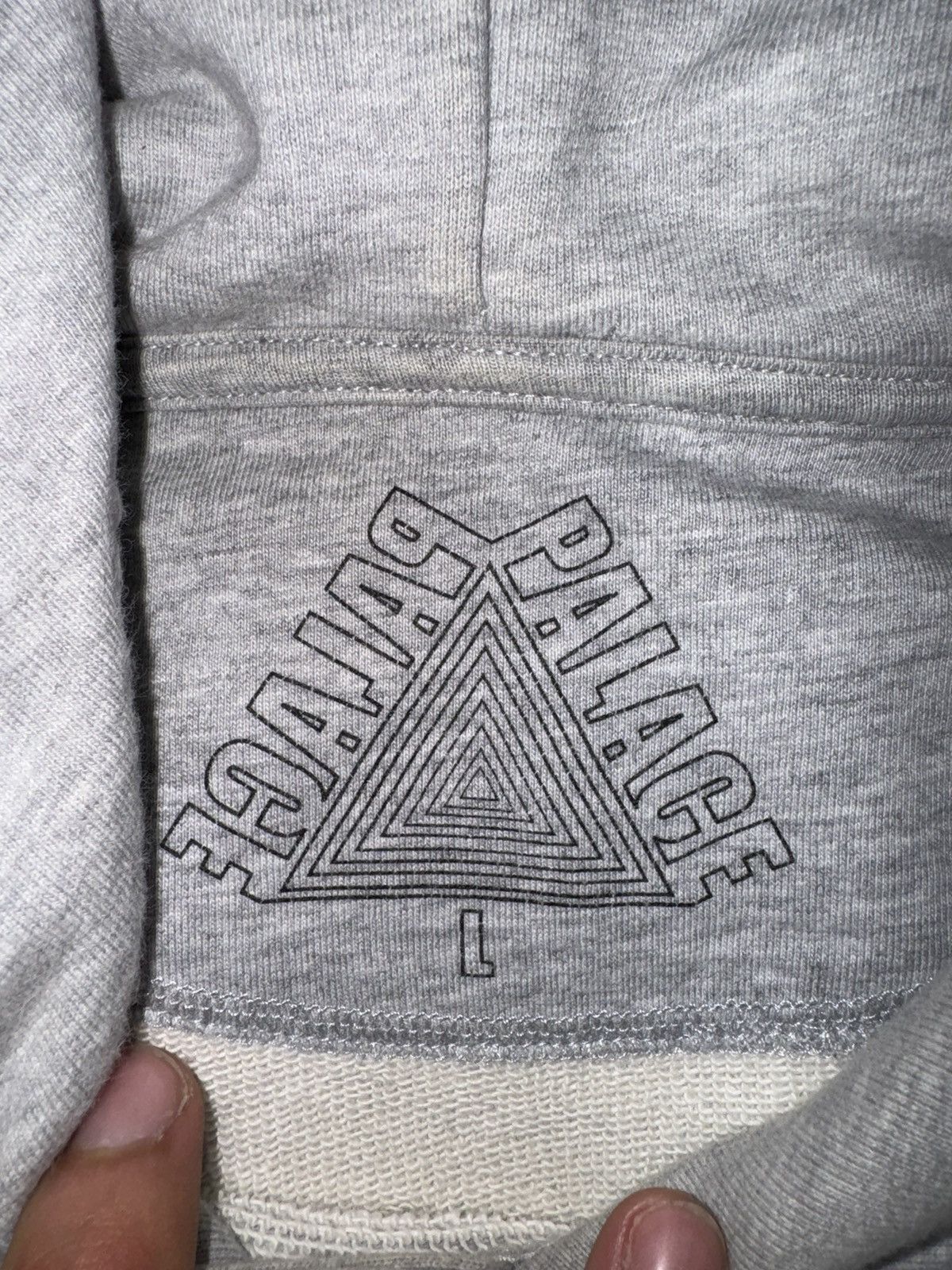 Palace Palace Surkit Hood Size Large- Gray Size US L / EU 52-54 / 3 - 6 Thumbnail