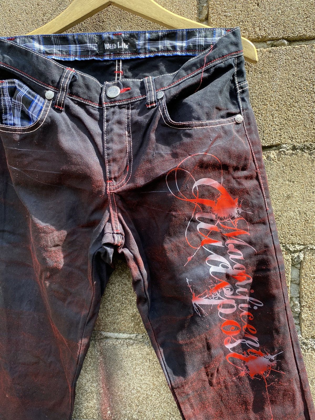 If Six Was Nine × Japanese Brand × Le Grande Bleu (L.G.B.) Japanese Wild Life painter jeans Size US 31 - 3 Thumbnail