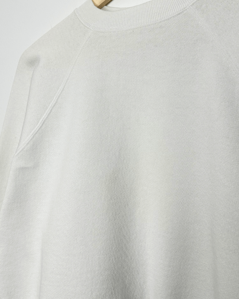 Vintage Vintage 80's Blank White Women's Crewneck Sweatshirt Medium Size M / US 6-8 / IT 42-44 - 4 Thumbnail