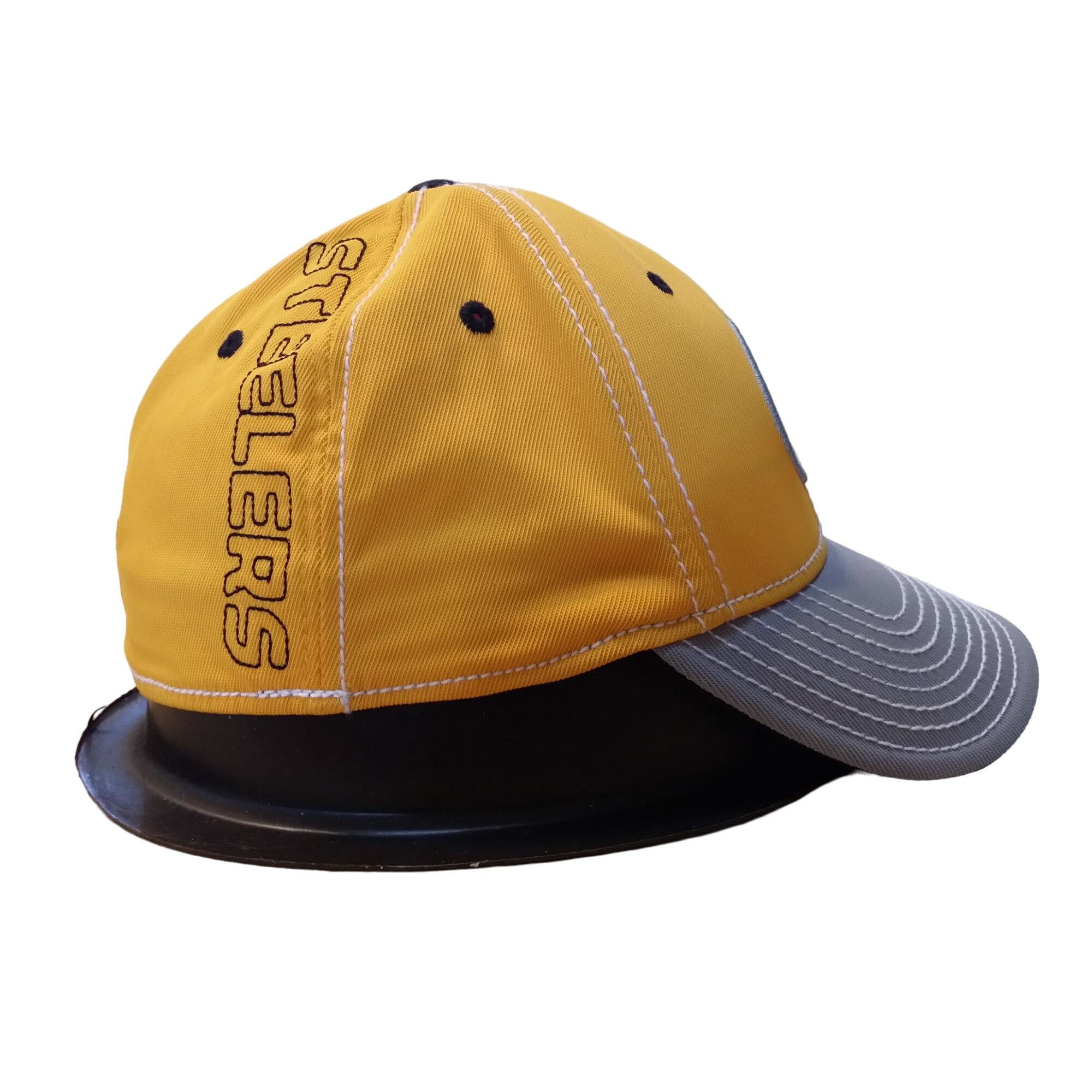 Reebok Pittsburgh Steelers On Field Fitted Hat Reebok Sz M/L Yellow Size ONE SIZE - 4 Thumbnail
