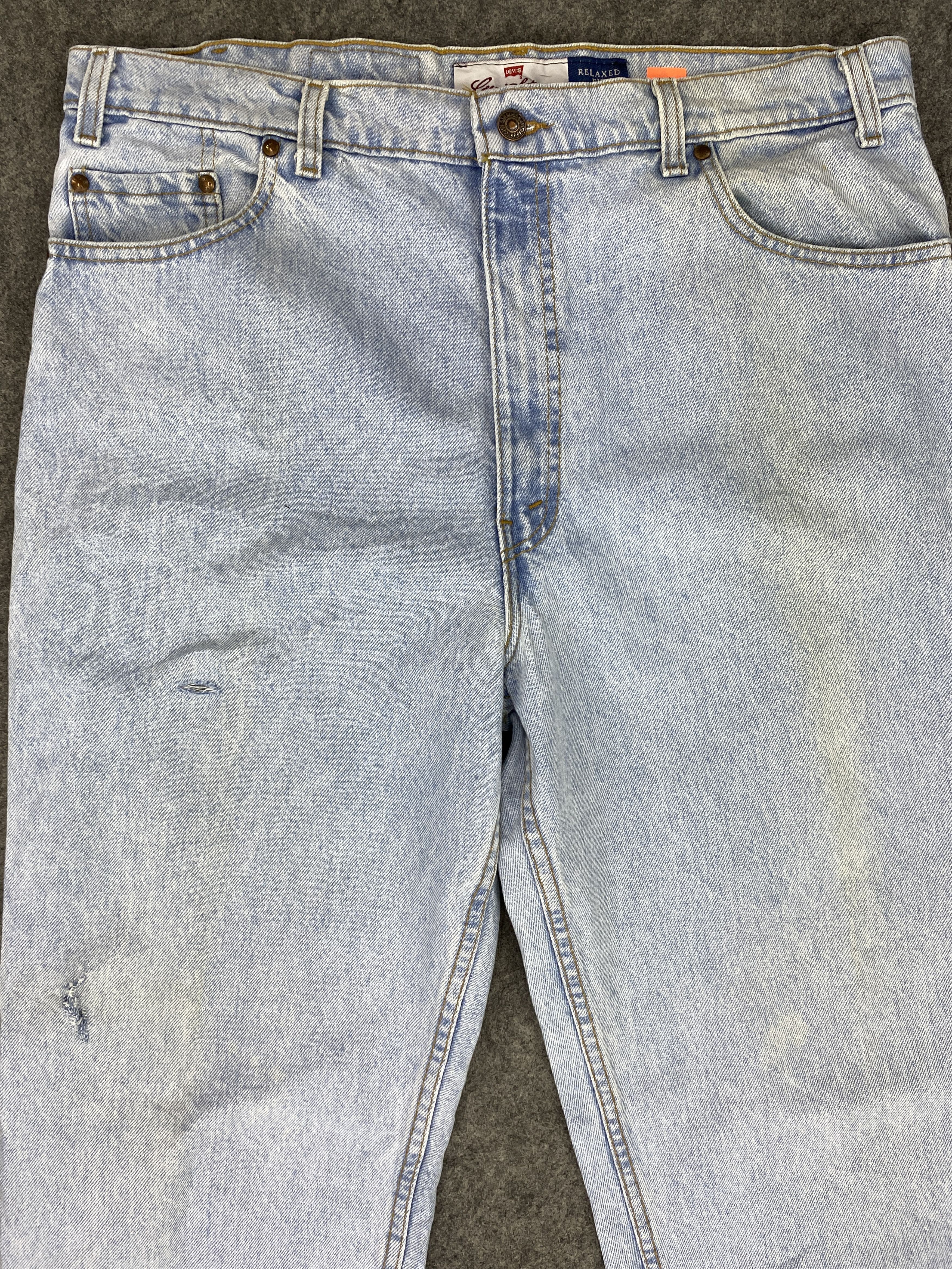 Levi's Light Blue Wash Vintage Levi's 540 USA 37x32 Denim -SJ027 Size US 37 - 3 Thumbnail