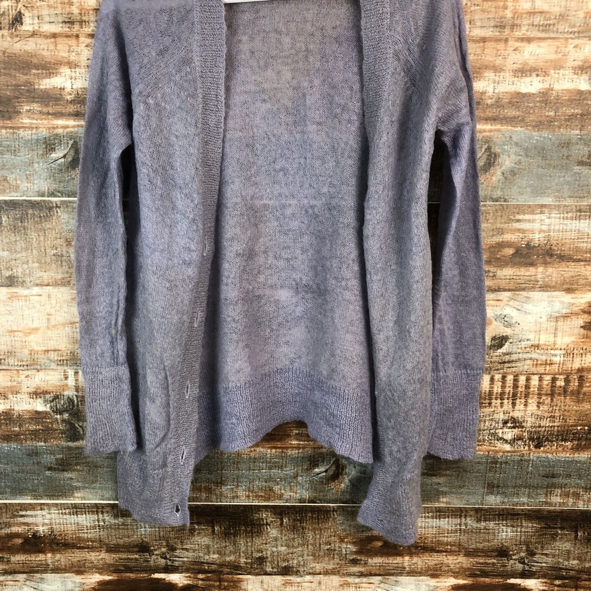 Japanese Brand Laura Ashley London Purple Cardigan Knitwear #A2226 Size S / US 4 / IT 40 - 3 Thumbnail