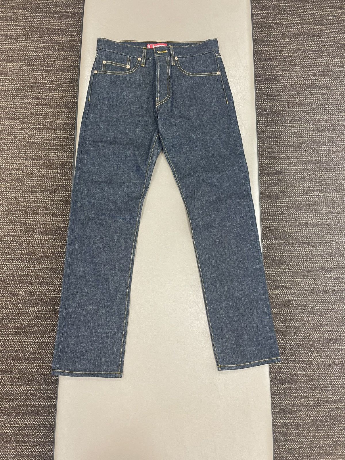 image of Supreme Rigid Slim Jean (Fw22) in Blue, Men's (Size 30)