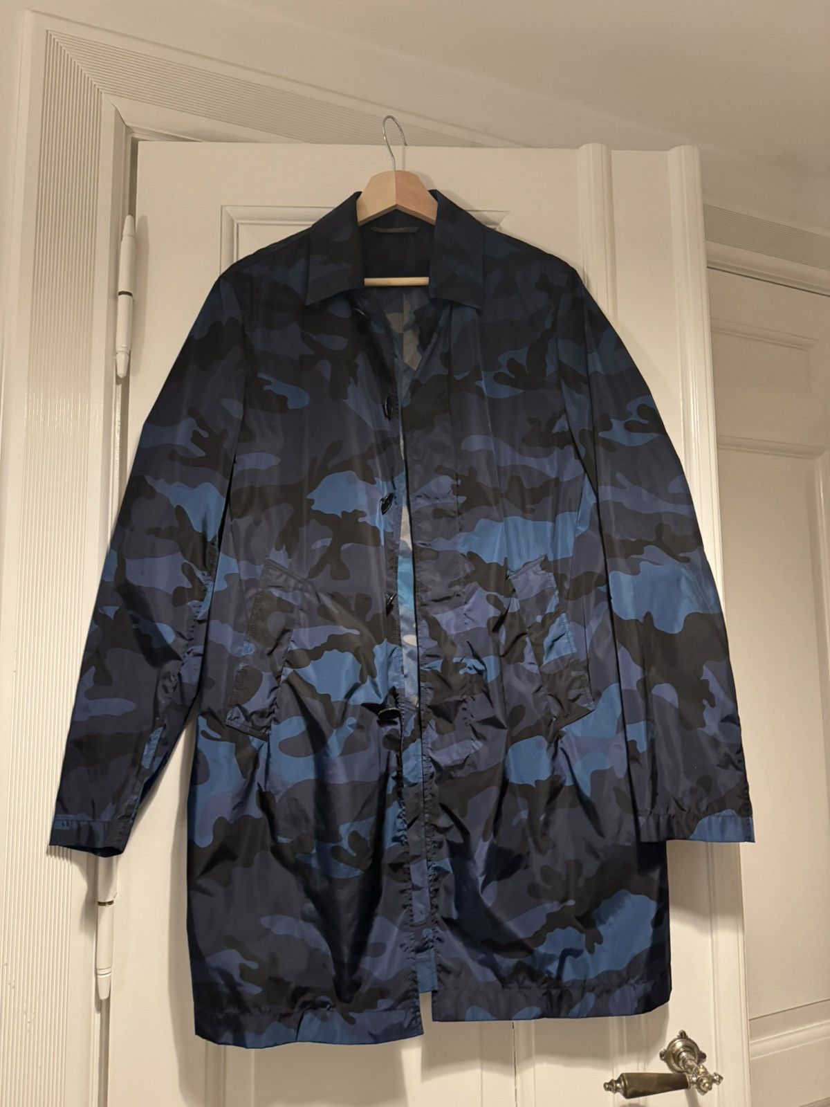 Valentino Blue Camo Jacket Size US S / EU 44-46 / 1 - 1 Thumbnail