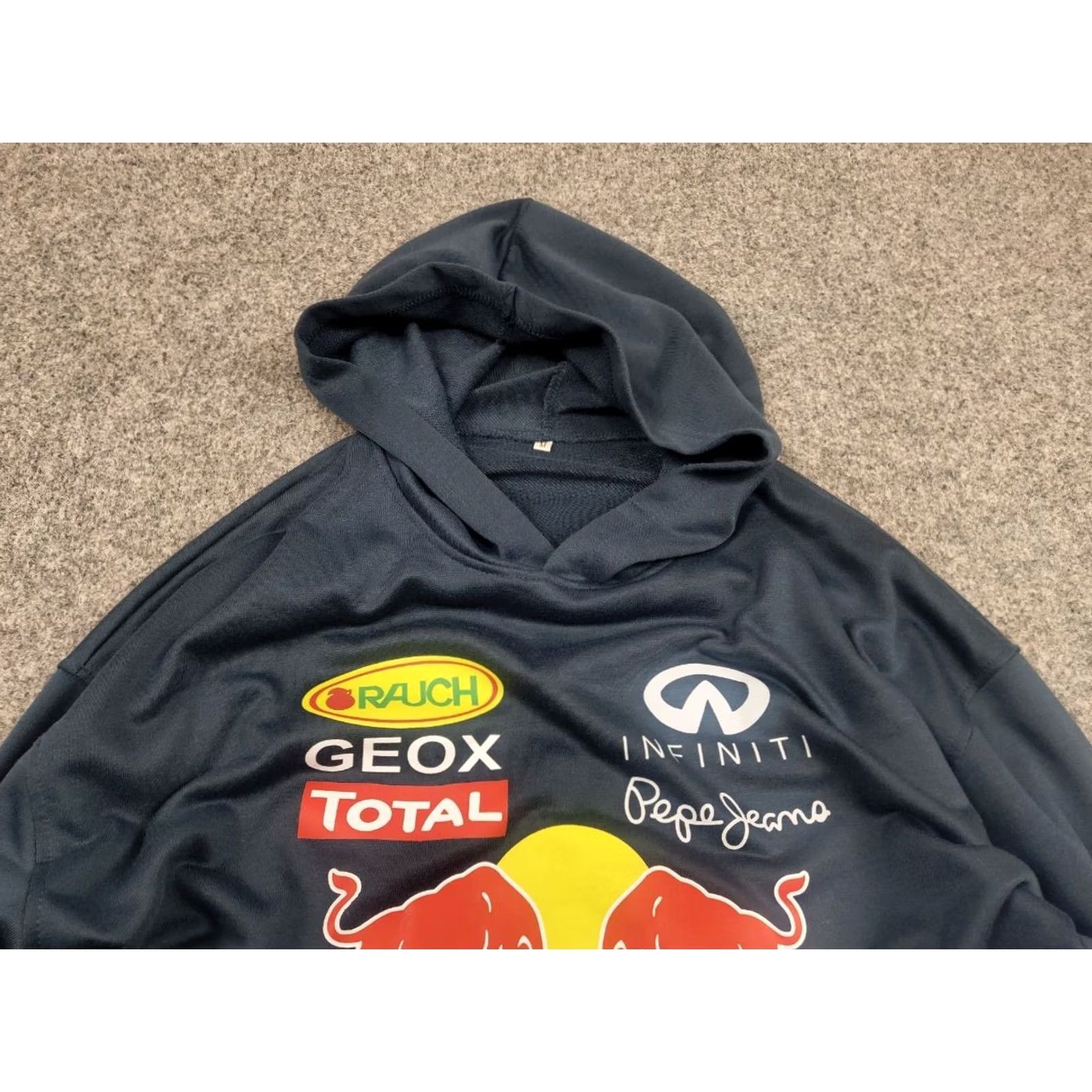 Logo 7 Vintage Racing Red Bull All Logo Blue Hoodie Mens M Blue 90s Sports USA Logo Pouch Pocket Hoodie Size US M / EU 48-50 / 2 - 5 Thumbnail