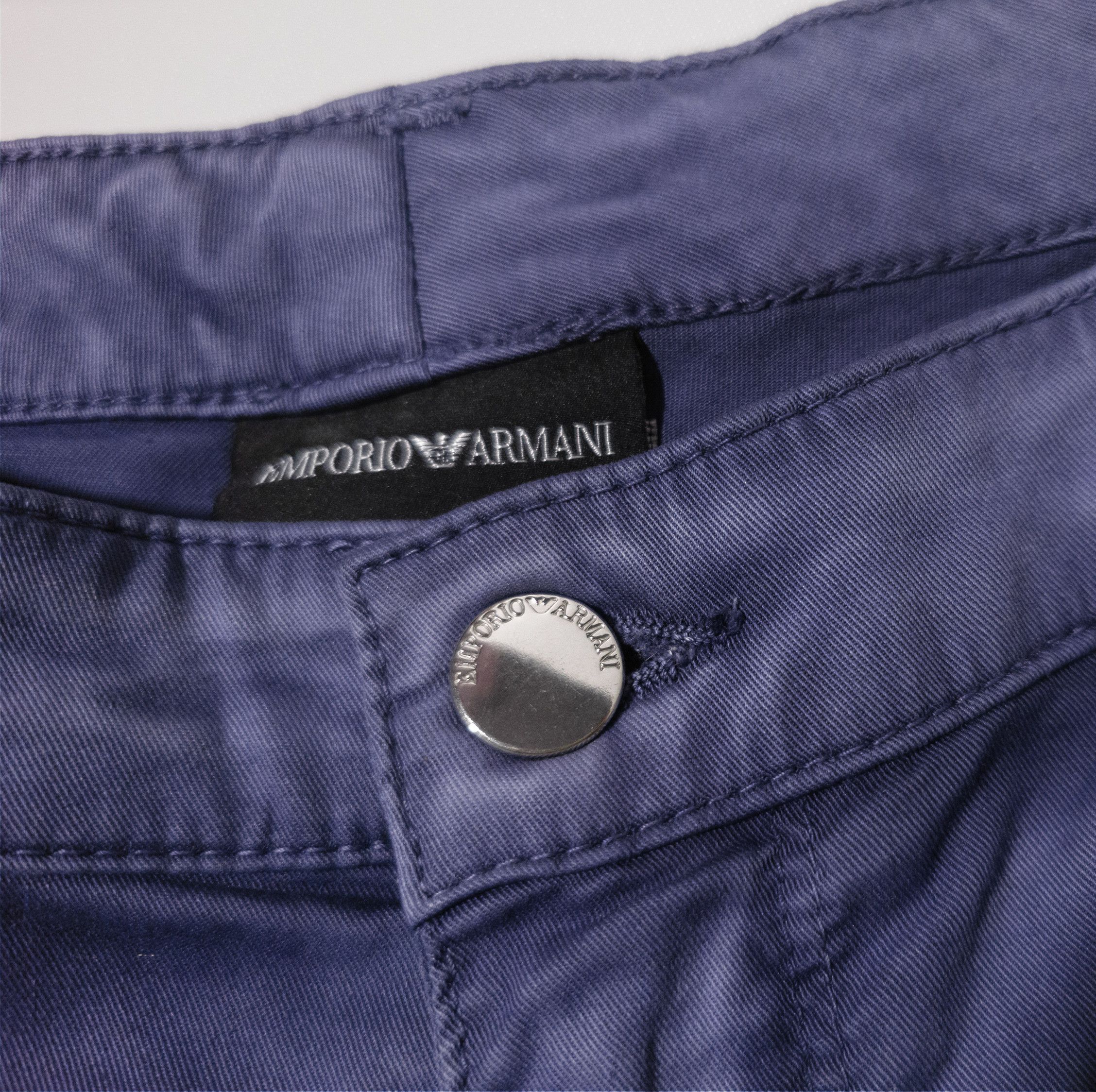 Emporio Armani MSRP~250€ Thin Cotton Pants Slim Straight J85 class. elegant Size 34" / US 12 / IT 48 - 13 Thumbnail