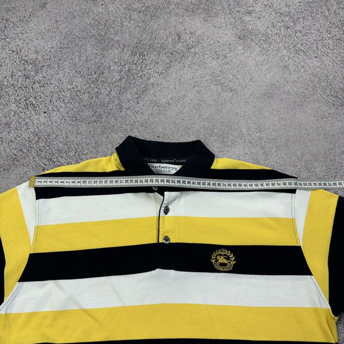 Burberry BURBERRYS Men Striped Polo Shirt Cotton Blend Logo Size US S / EU 44-46 / 1 - 6 Thumbnail