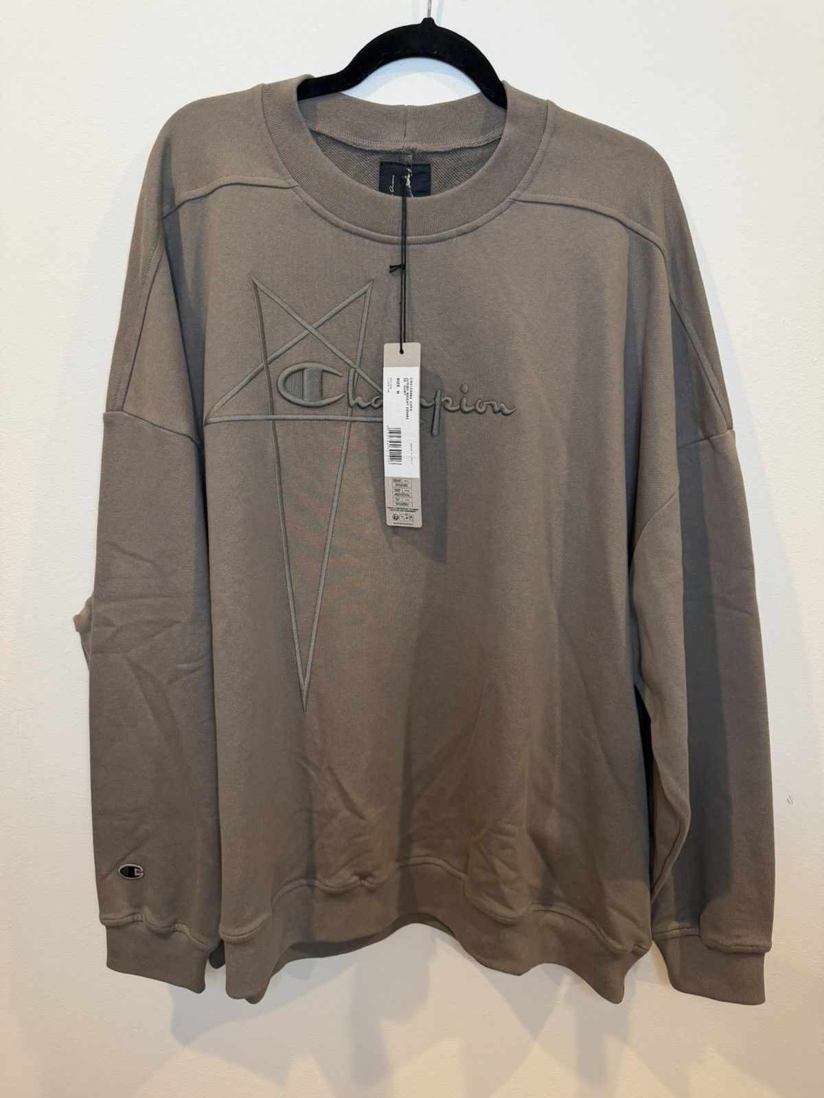 Champion × Rick Owens Rick Owens x Champion Jumbo Sweat Dust Size US M / EU 48-50 / 2 - 1 Thumbnail