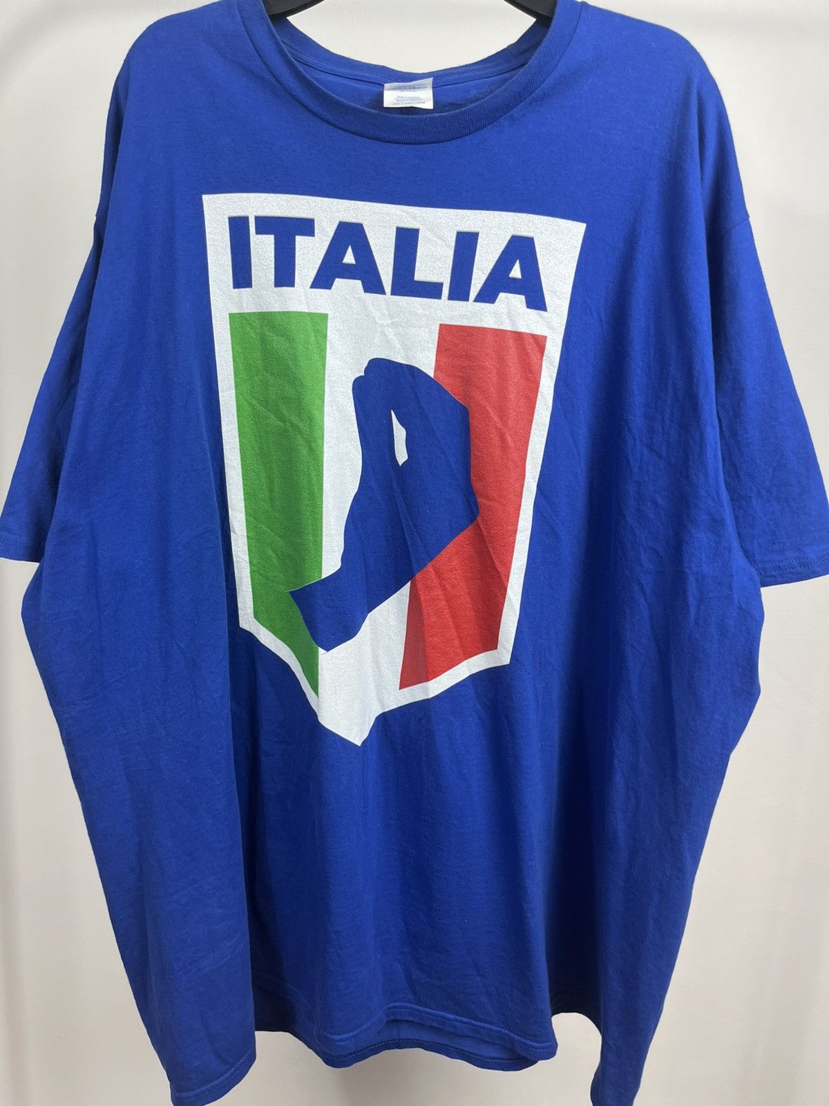 Other Italia Flag Graphic T-Shirt Blue Port & Company 3XL Size US XXL / EU 58 / 5 - 3 Thumbnail