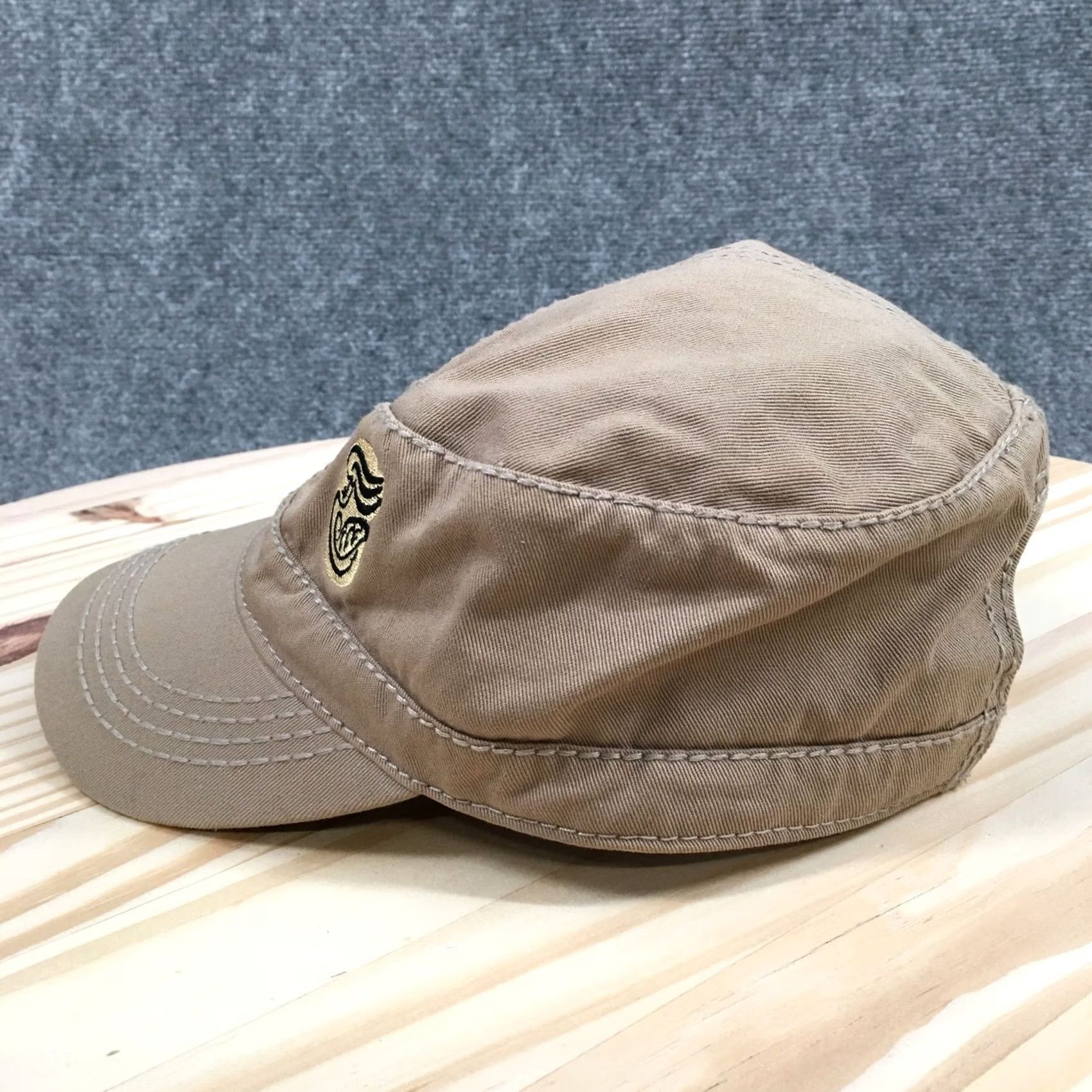 Panerai Panera Bread Employee Uniform Cadet Hat Beige Adjustable Military Style Cap Men Size ONE SIZE - 5 Thumbnail
