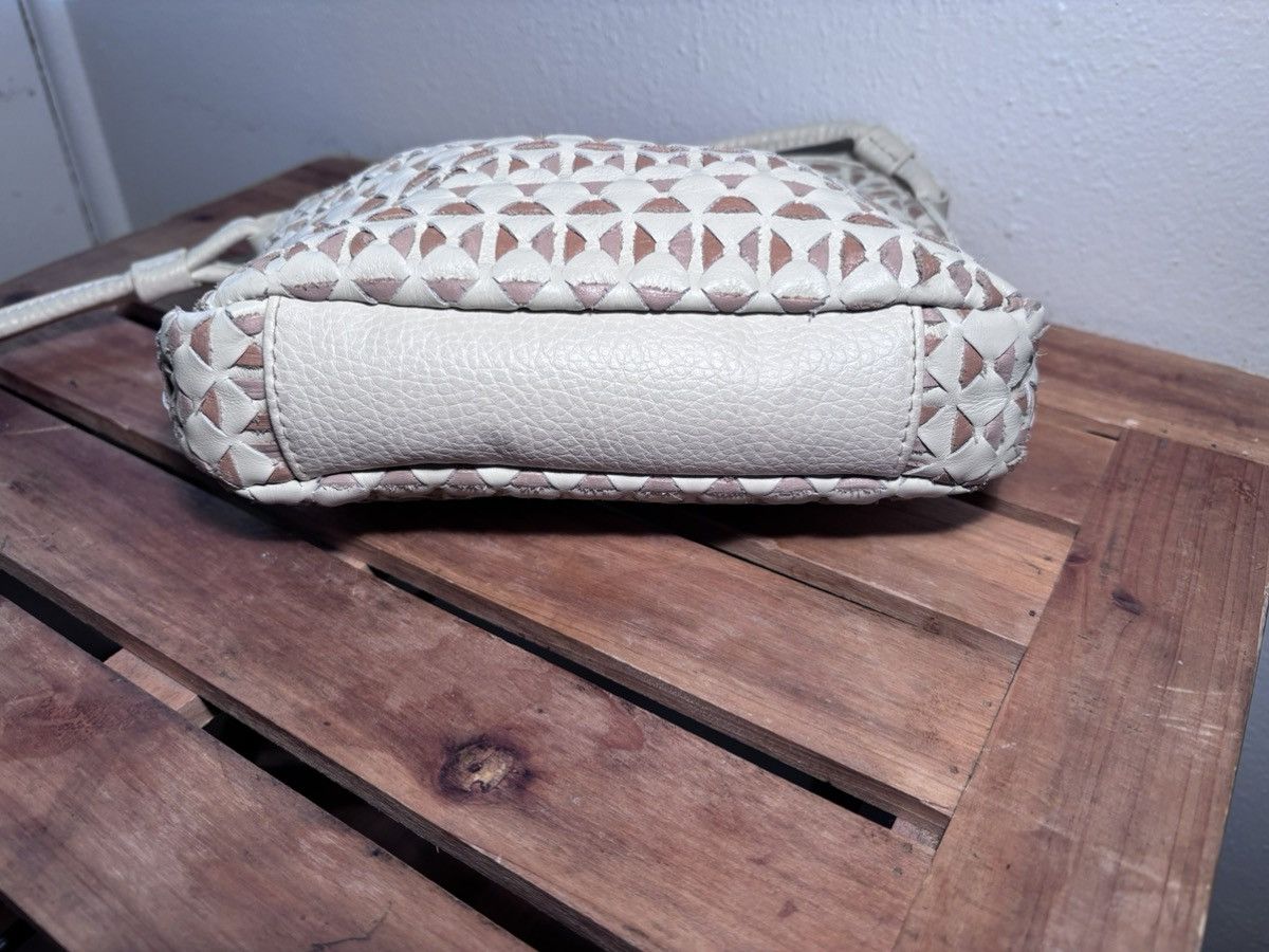 Vintage Woven Leather Crossbody Purse Bag Size ONE SIZE - 4 Thumbnail
