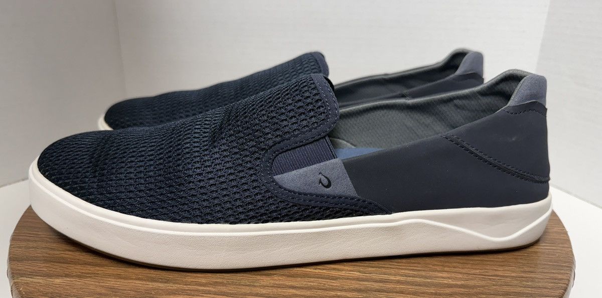Olukai Olukai Men Navy Blue Slip On Shoes Breathable Mesh Upper Size US 15 / EU 48 - 6 Thumbnail