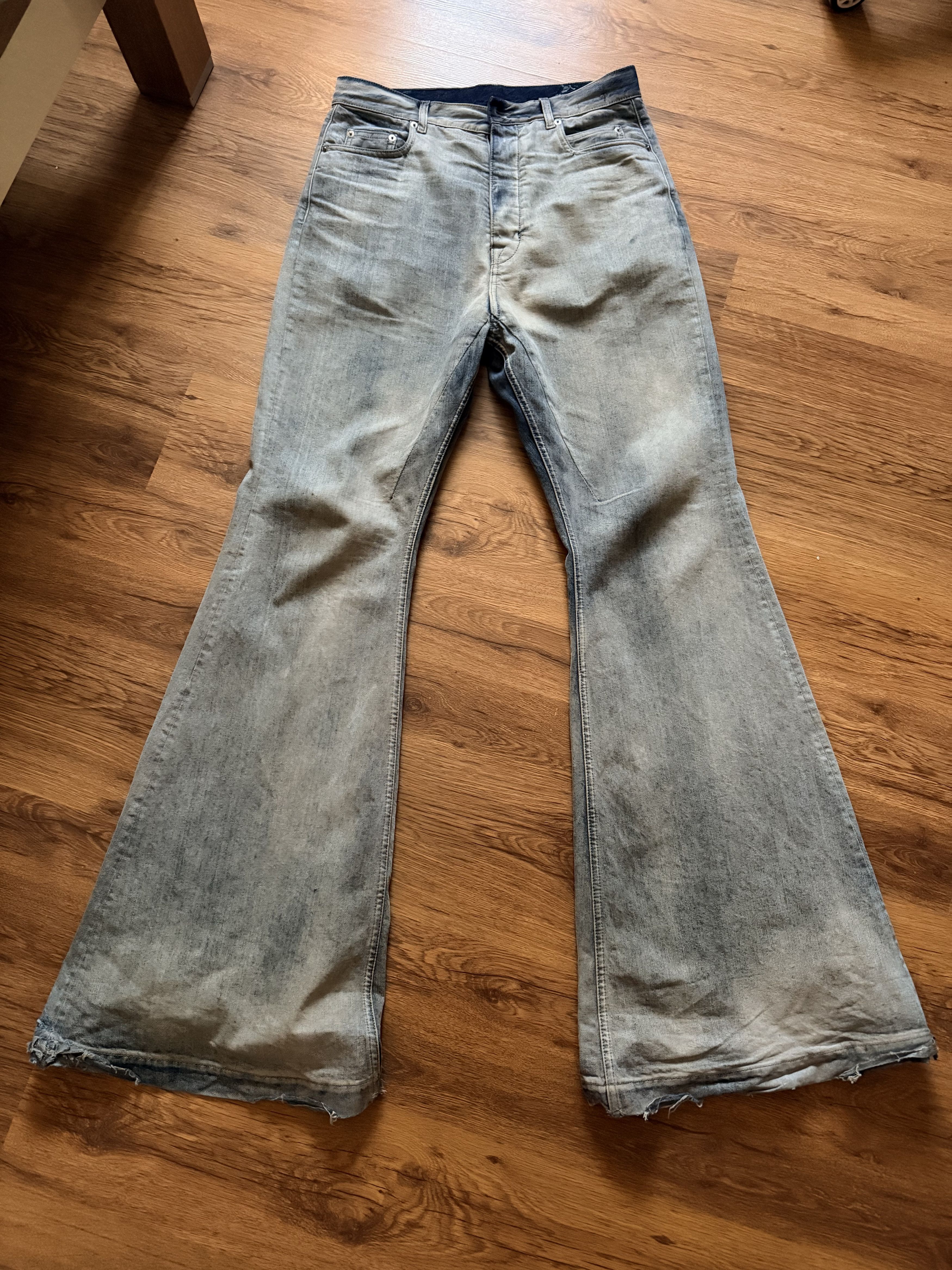 Rick Owens Drkshdw DRKSHDW Mineral Pearls FW25 Flared jeans Size US 32 / EU 48 - 1 Thumbnail