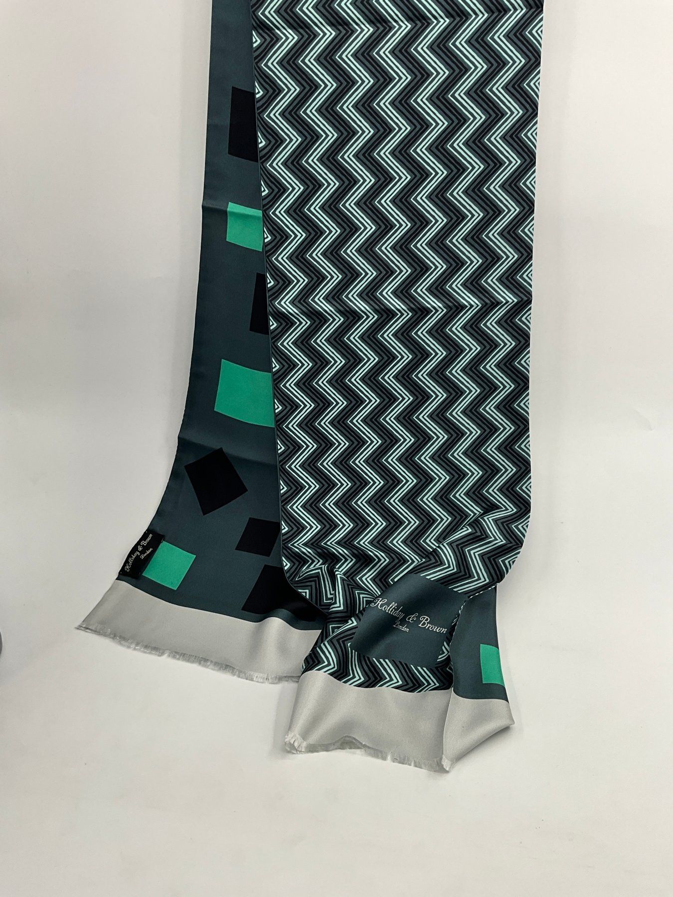 Holliday & Brown Silk scarf & pocket square Unsihned Size ONE SIZE - 14 Thumbnail
