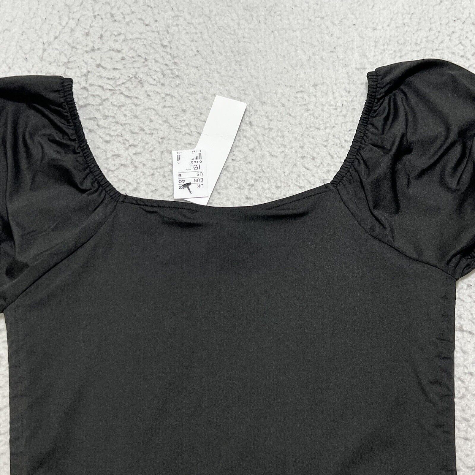 Topshop TopShop Puff Sleeve V-Neck Top Pullover Fabric Tie Shirt Size M / US 6-8 / IT 42-44 - 11 Thumbnail