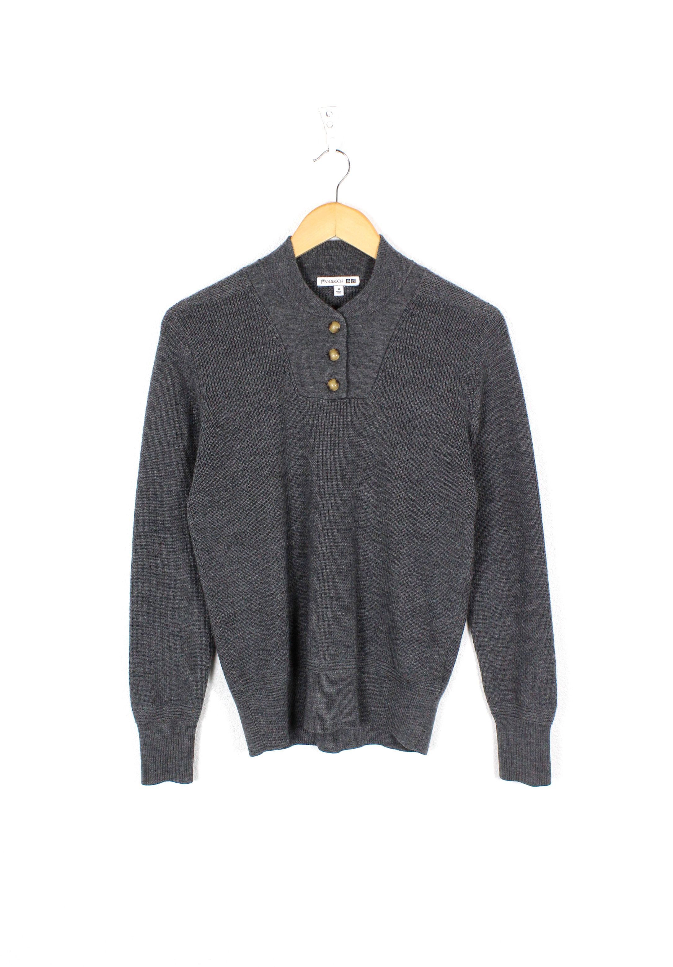 JW Anderson × Uniqlo J.W.Anderson x Uniqlo Knit Military Shawl Wool Sweater Size M / US 6-8 / IT 42-44 - 1 Thumbnail