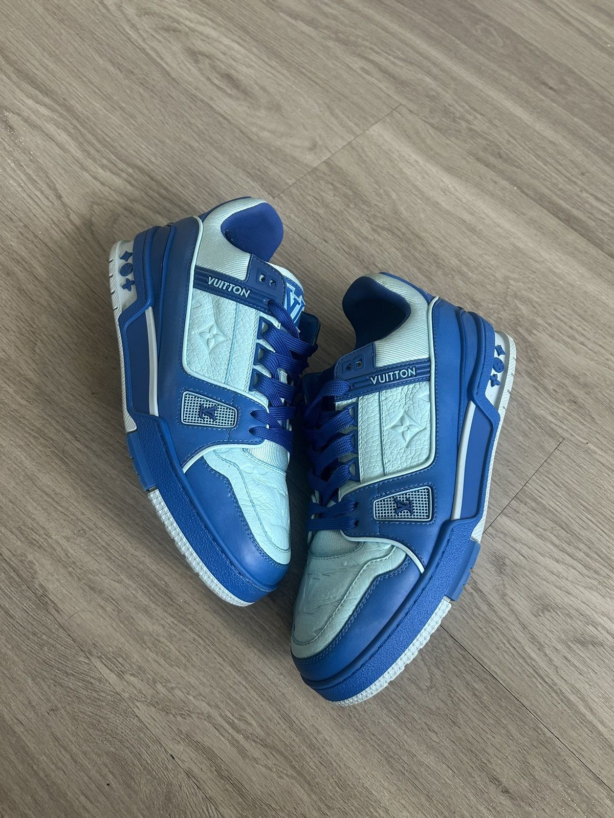 Louis Vuitton Louis vuitton trainer sneaker blue Size US 8 / EU 41 - 1 Thumbnail