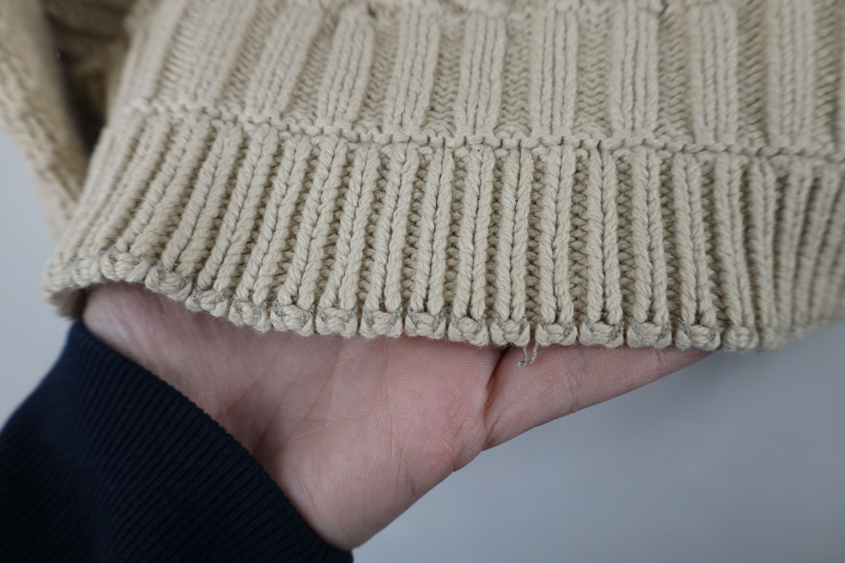 Vintage Vintage 90s Streetwear Textured Knit Crewneck Sweater Size L / US 10 / IT 46 - 7 Thumbnail