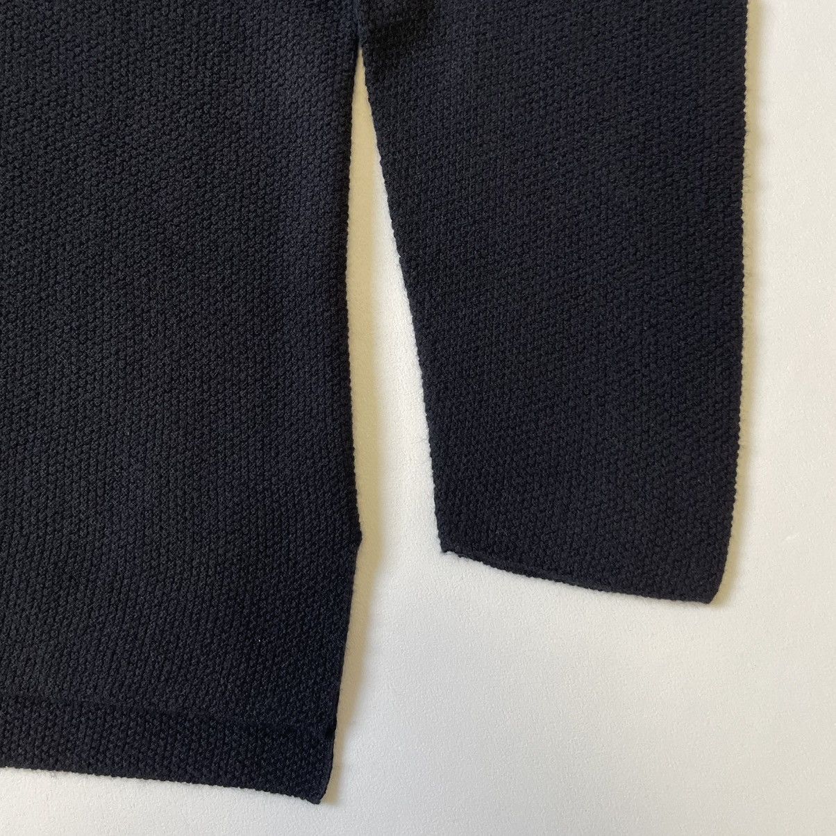 Issey Miyake Black Wool ‘Angular Arms’ Sweater Size US M / EU 48-50 / 2 - 8 Thumbnail