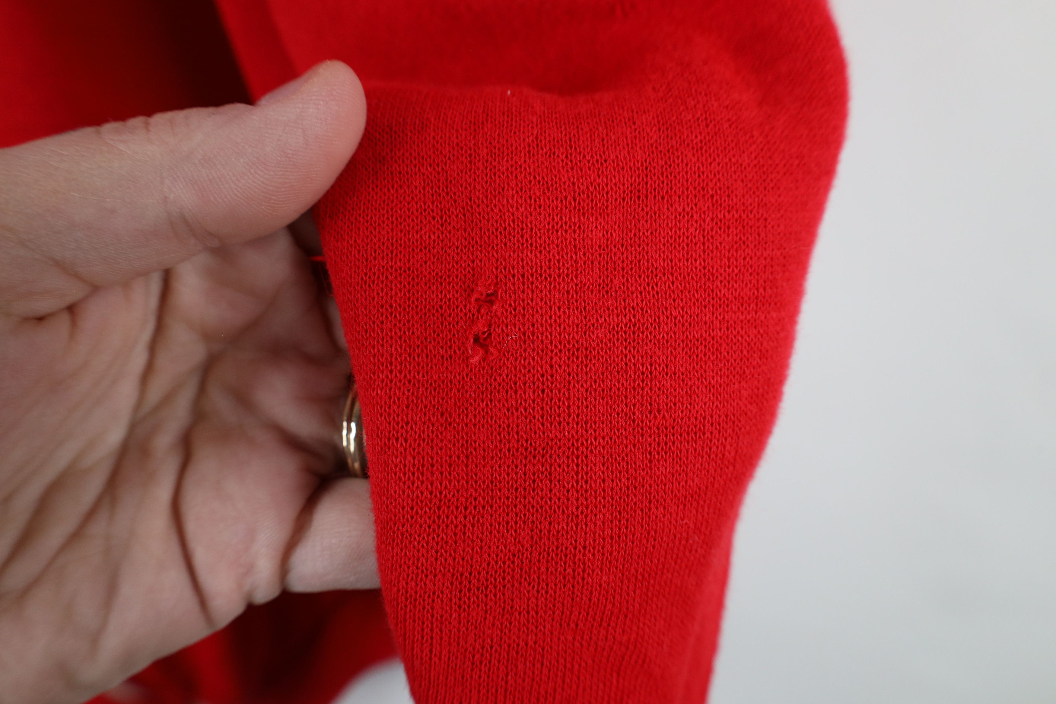 Vintage Vintage 70s Streetwear Striped Full Zip Track Jacket Red Size US L / EU 52-54 / 3 - 8 Thumbnail