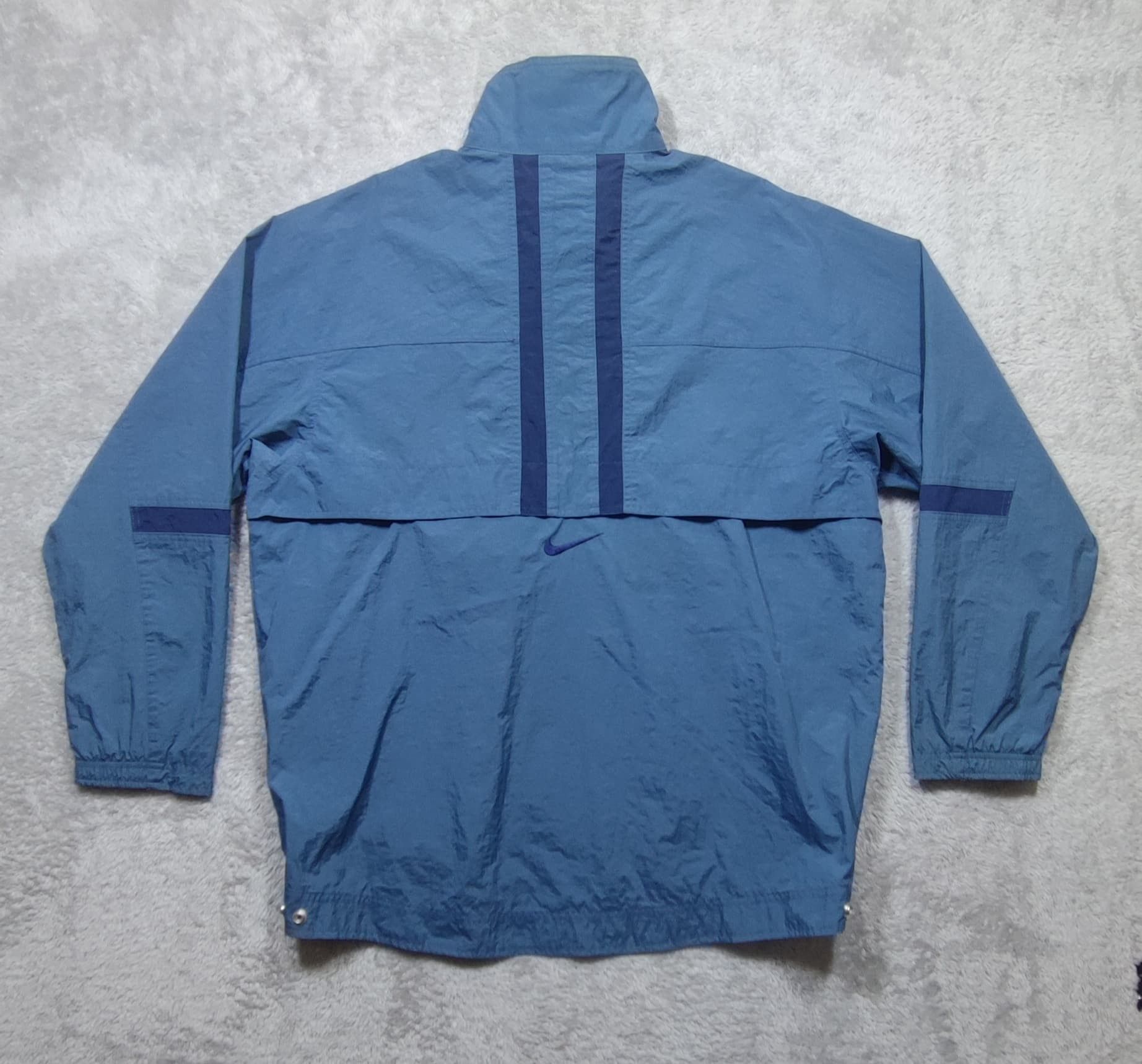 American Apparel × Nike × Vintage VINTAGE DISTRESSED NIKE HALF ZIPPER ANORAK LIGHT JACKET Size US L / EU 52-54 / 3 - 2 Thumbnail