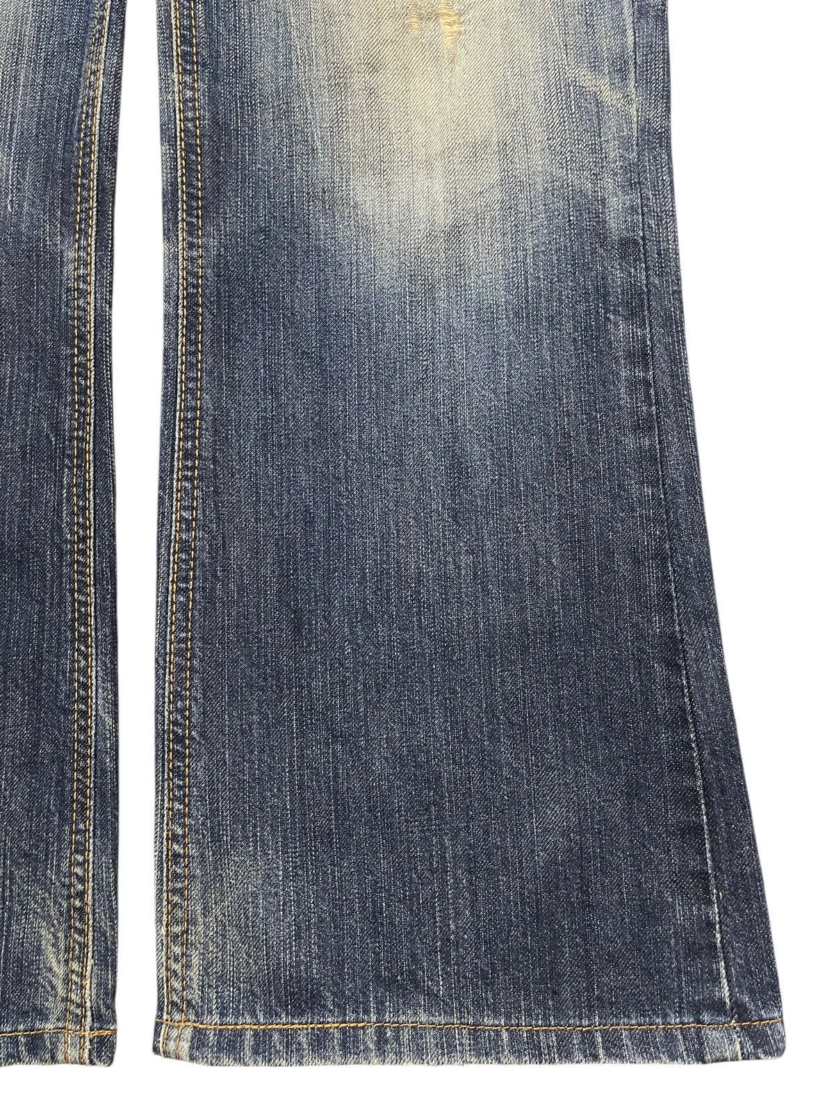 Edwin Edwin XV Exclusive Vintage Blue Mud Wash Distressed Baggy Size US 31 - 8 Thumbnail