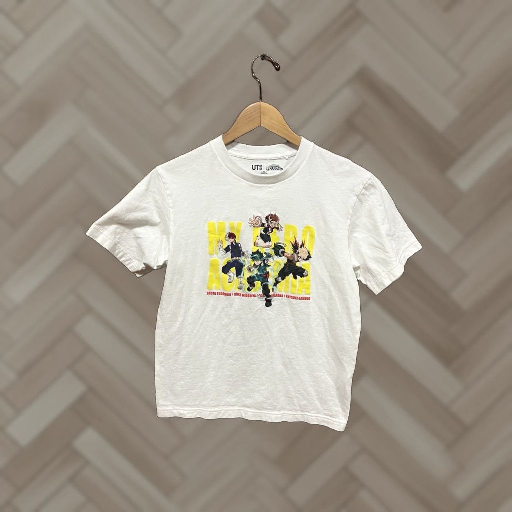 Uniqlo Uniqlo Mens White Short Sleeve Graphic Shirt XS Size US XS / EU 42 / 0 - 1 Thumbnail