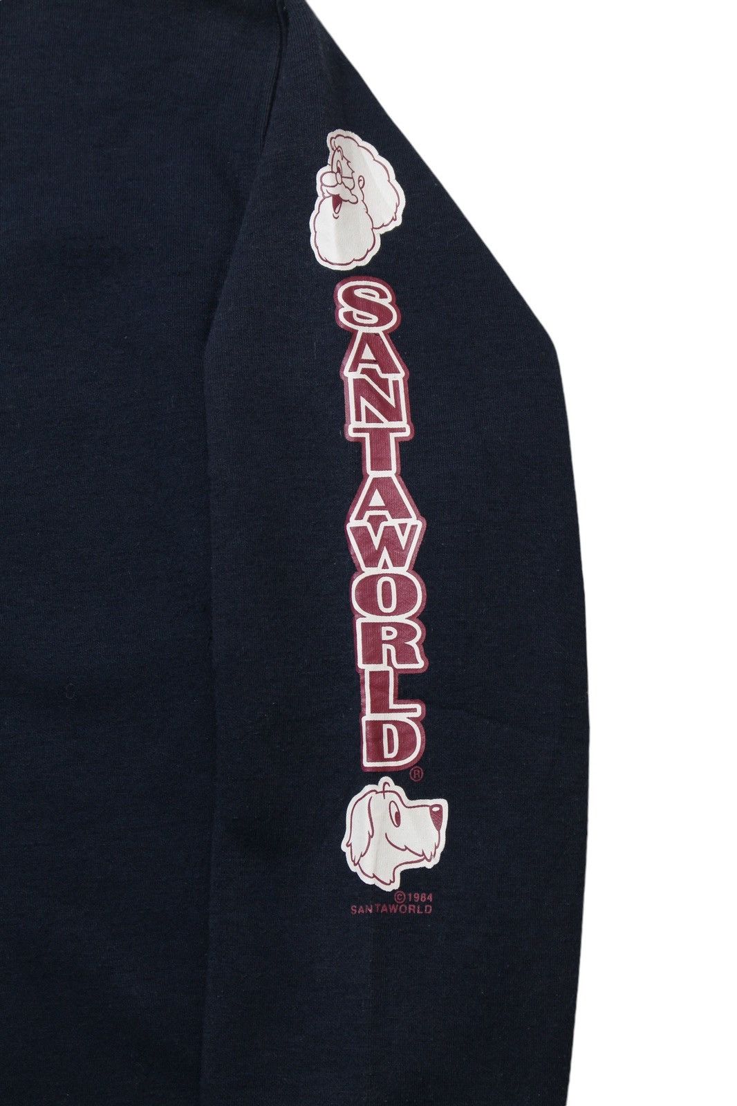 Vintage 1980S SANTA WORLD SWEATSHIRT Size US L / EU 52-54 / 3 - 4 Thumbnail