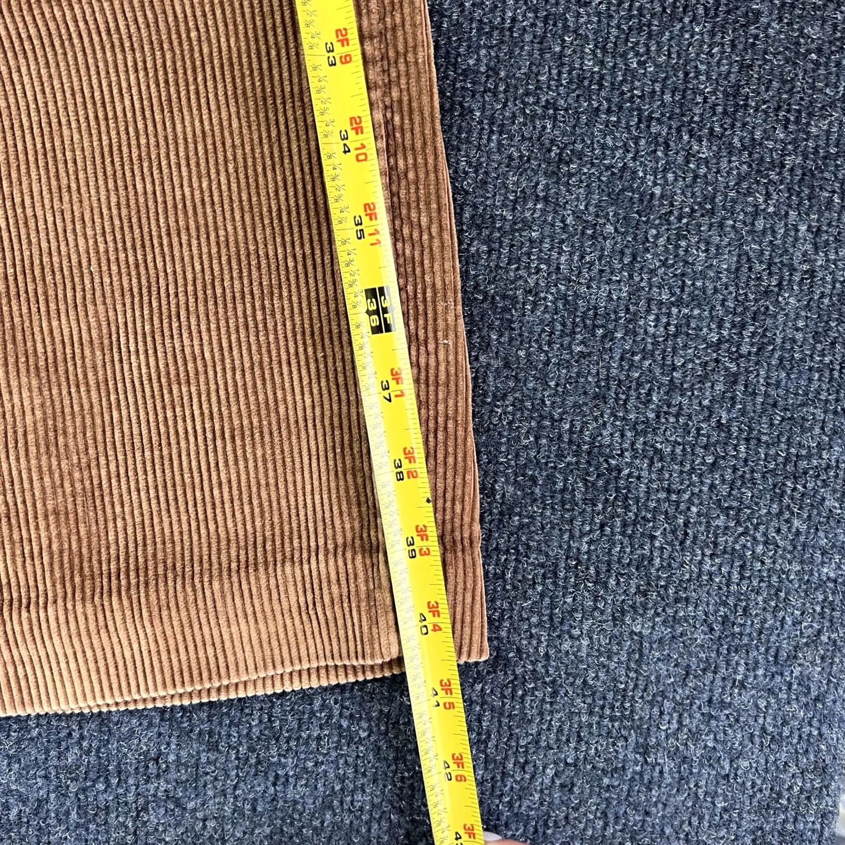 Levi's VINTAGE Levi's Pants Womens 11 Brown Corduroy Straight Leg Made USA 2604B 1927 Size 32" / US 10 / IT 46 - 6 Thumbnail