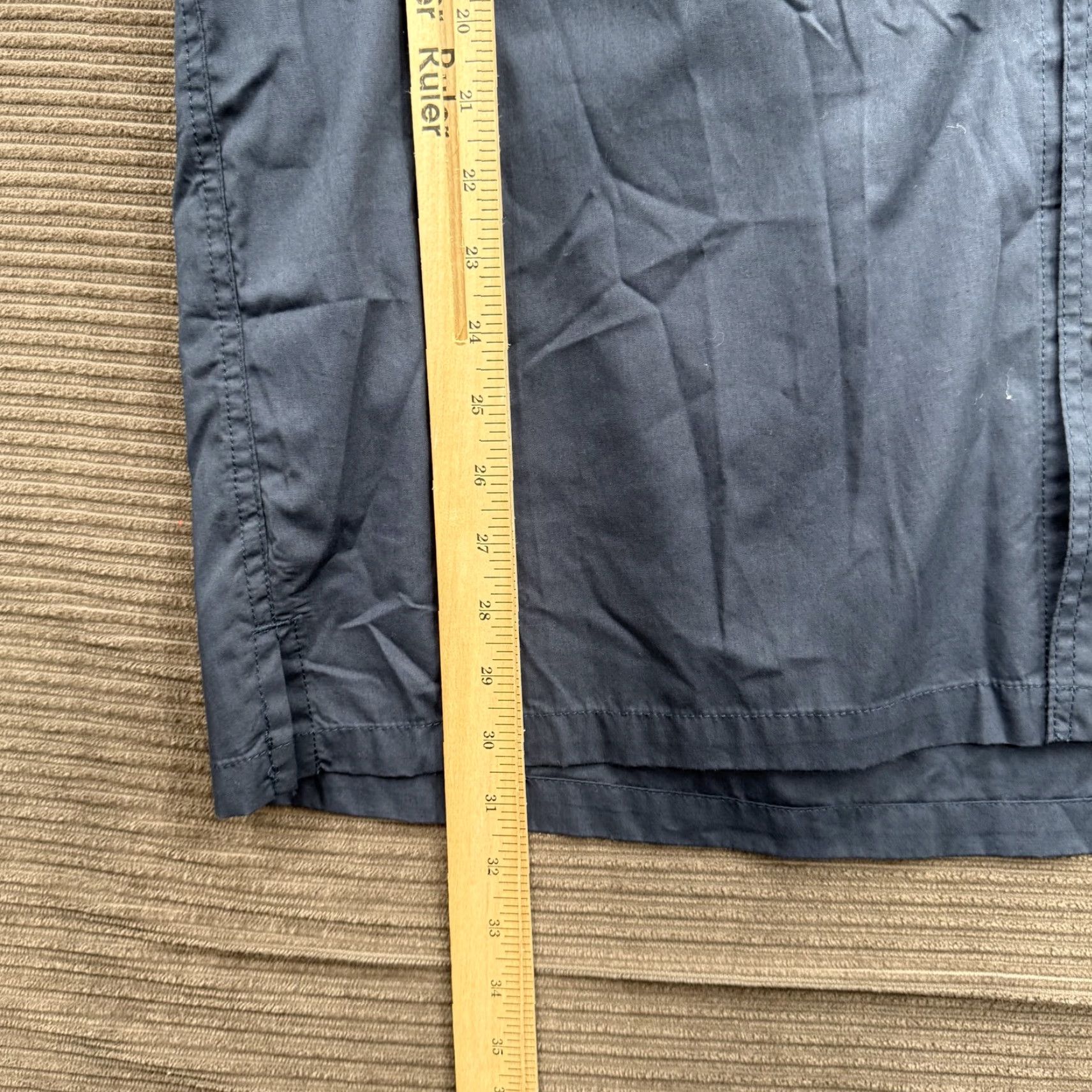 Huckberry Huckberry Seager Co Shirt Mens 2XL Blue Short Sleeve Western Workwear Pockets Shirt Size US XXL / EU 58 / 5 - 4 Thumbnail