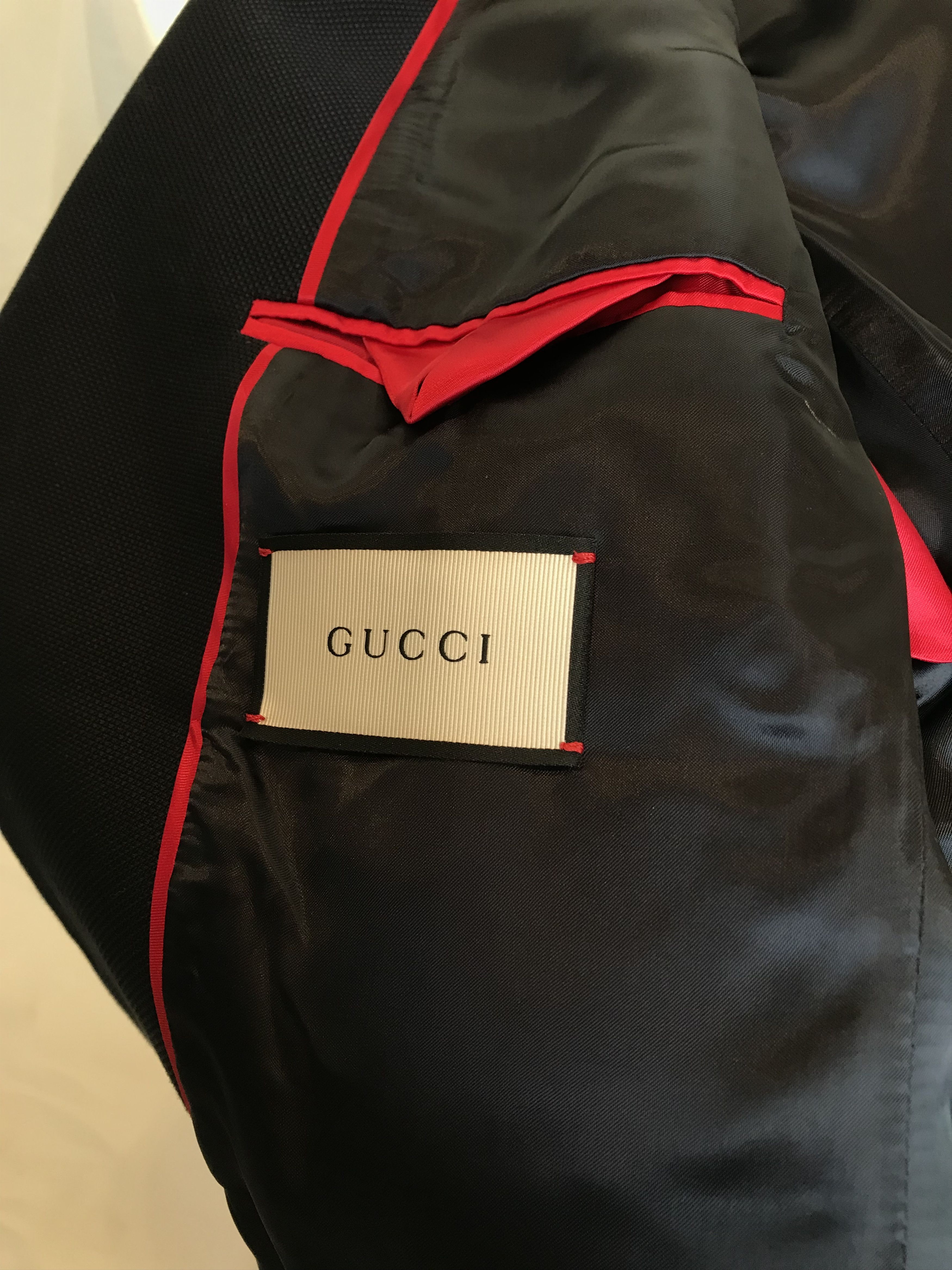 Gucci Gucci Band Cuff Blazer Size 52R - 10 Thumbnail