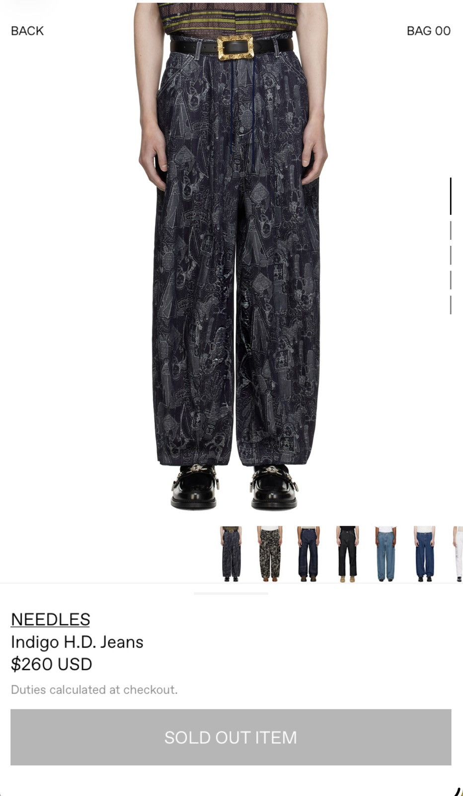 Needles Needles Indigo H.D Jeans Size US 28 / EU 44 - 3 Thumbnail