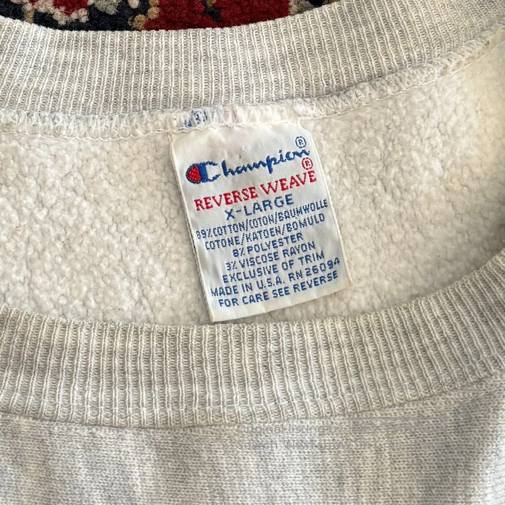 Vintage Vintage 80s Champion Reverse Weave XL. Size US XL / EU 56 / 4 - 3 Thumbnail