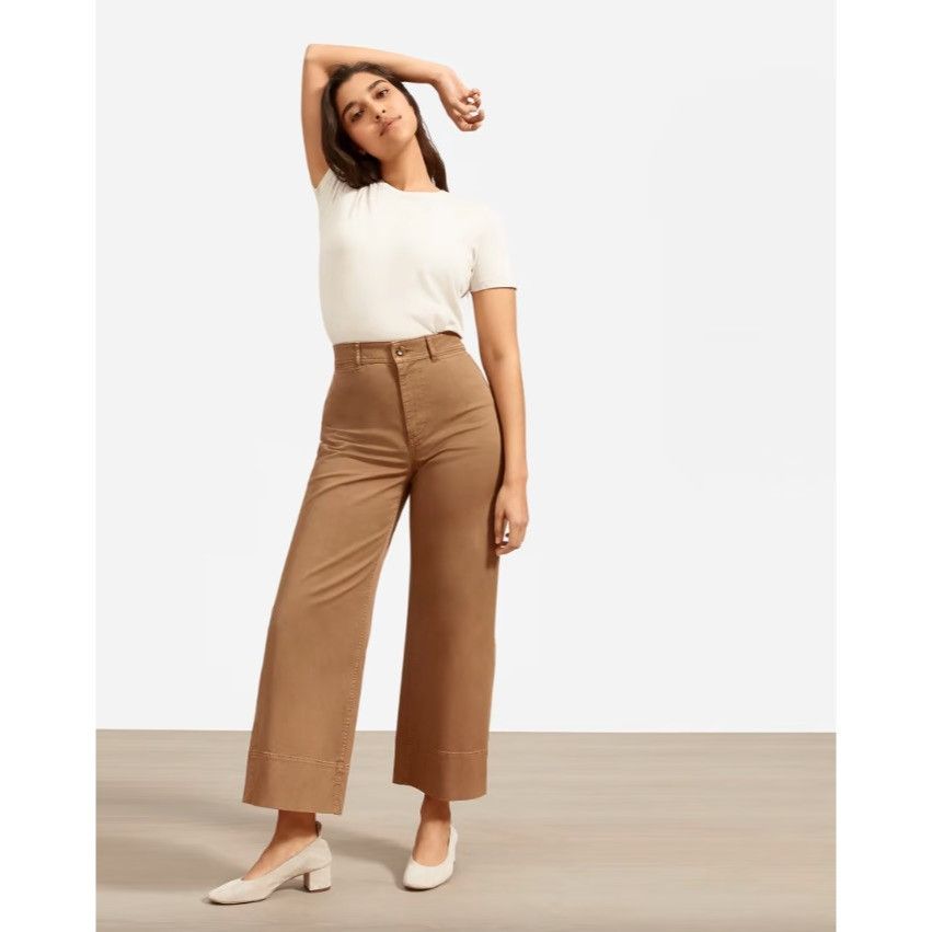 Everlane Everlane Women's Taupe Suede The Italian Leather Day Heel Sz Size US 7.5 / IT 37.5 - 2 Thumbnail