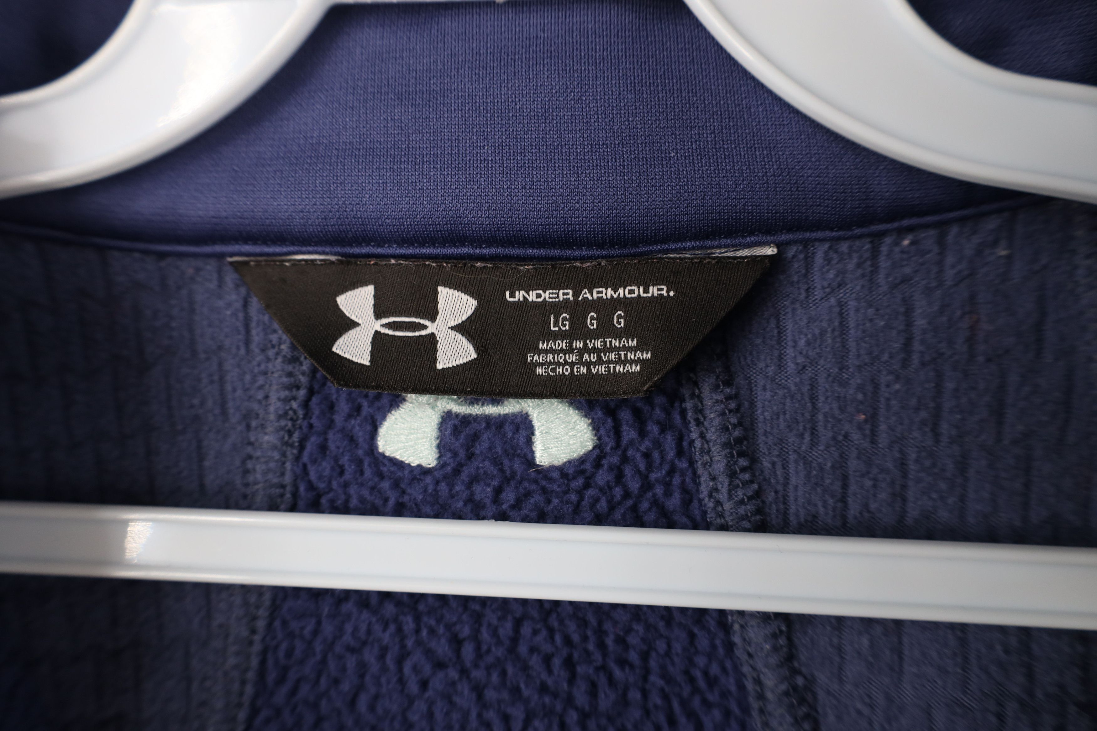 Under Armour Under Armour Thermal Fleece Lined Half Zip Sweater Blue Size L / US 10 / IT 46 - 9 Thumbnail