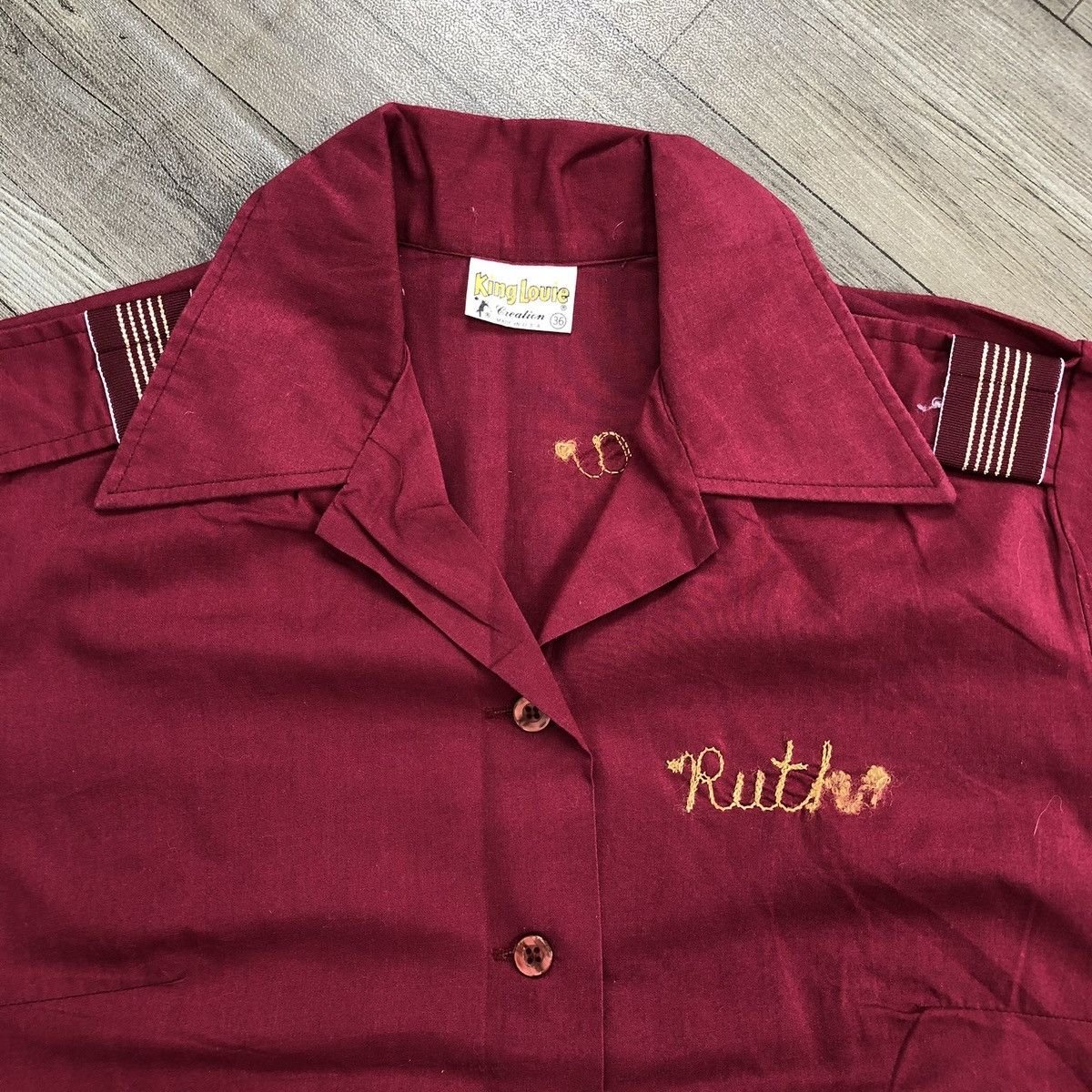 Vintage Vintage 70s King Louie Rutch Wilson Abstract Bowling Shirt Size US M / EU 48-50 / 2 - 3 Thumbnail