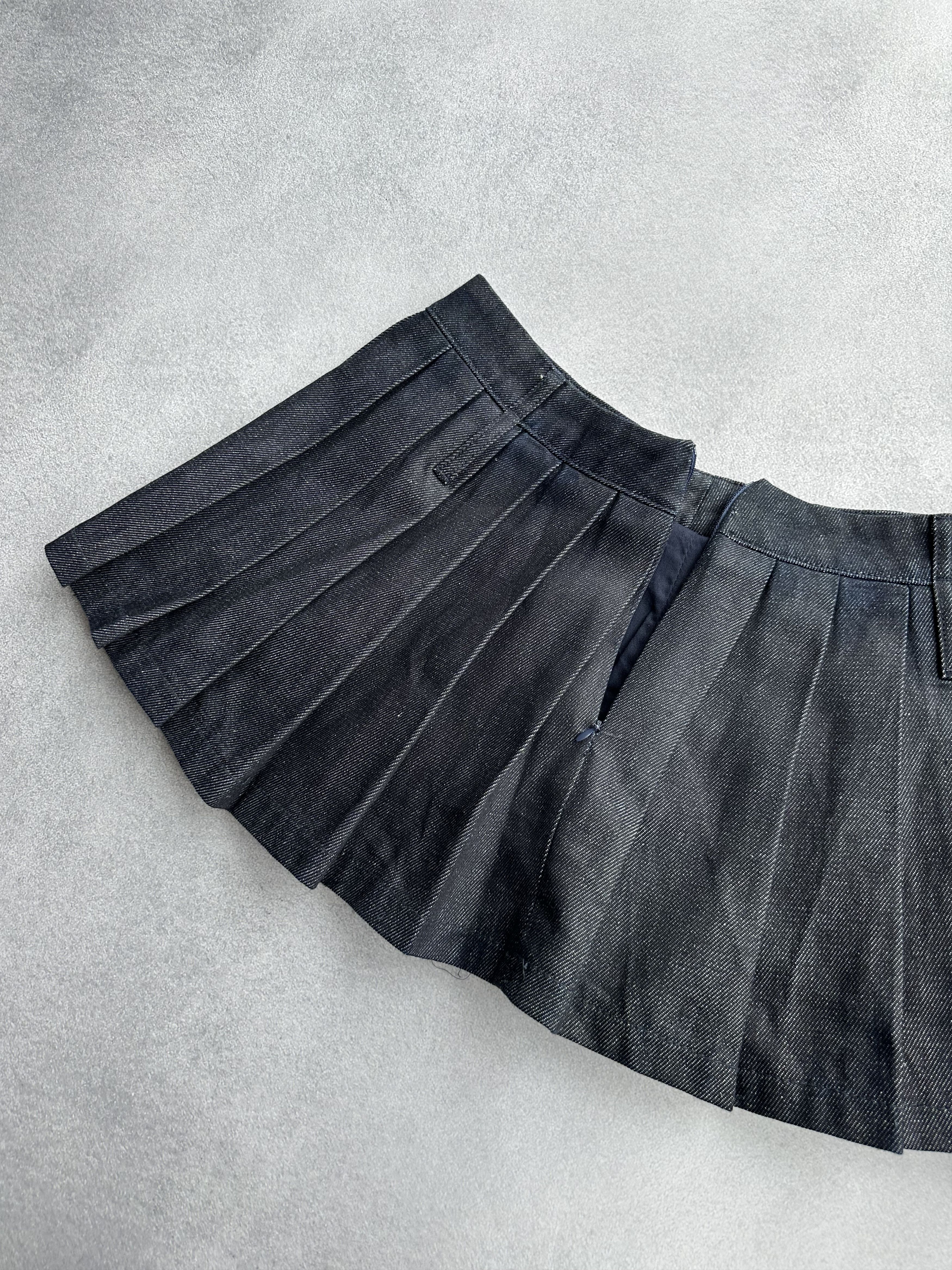 Japanese Brand × Vintage The Frankie Shop Woman Mini Navy Skirt Size 30" / US 8 / IT 44 - 7 Thumbnail