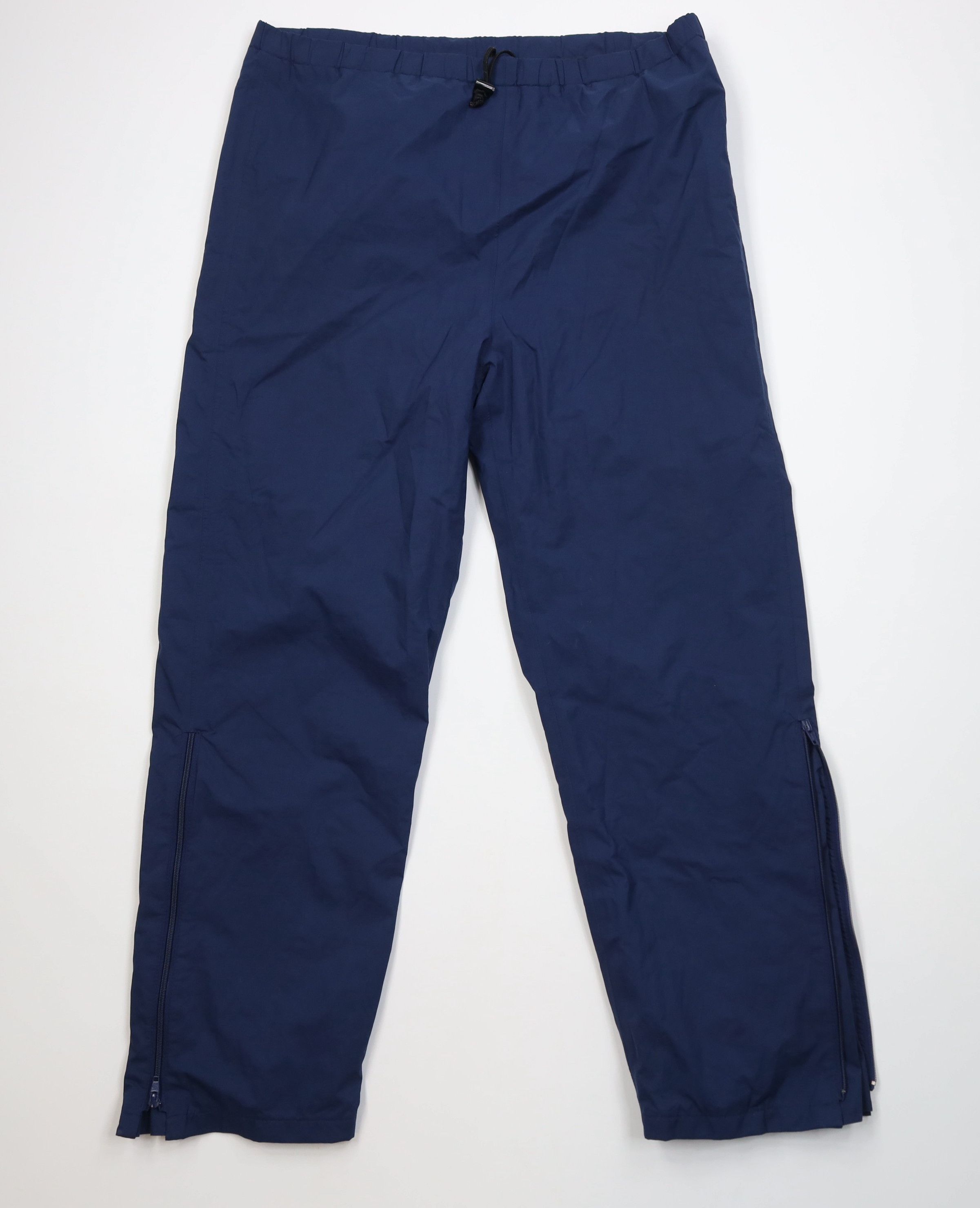 Eddie Bauer Vintage 80s Eddie Bauer Waterproof Rain Pants Navy Blue Size US 34 / EU 50 - 1 Thumbnail