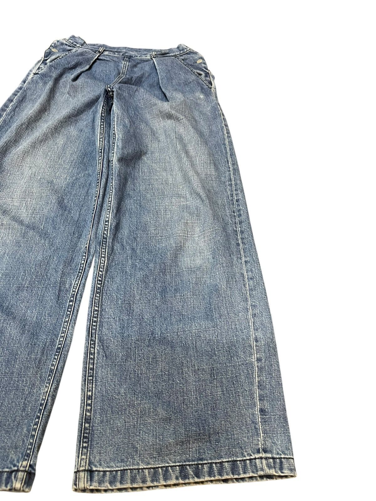 Japanese Brand × Vintage Vintage Macphee Double Side Button Baggy Denim Size US 27 - 4 Thumbnail