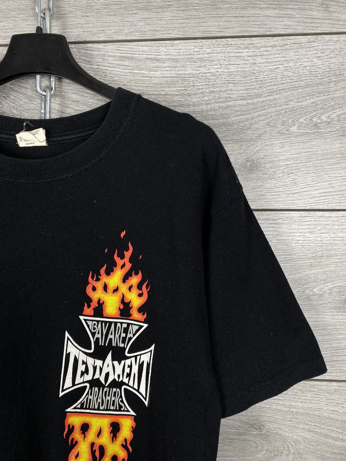 Band Tees Vintage Testament “Bay Area Thrashers” Flame Tee Size US M / EU 48-50 / 2 - 4 Thumbnail