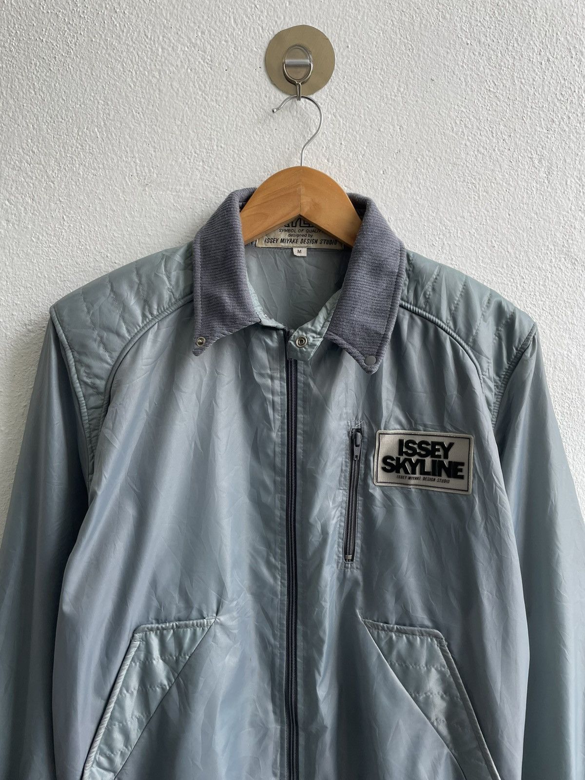 Issey Miyake Vintage 1980's Issey Skyline Bomber Jacket Size US M / EU 48-50 / 2 - 2 Thumbnail