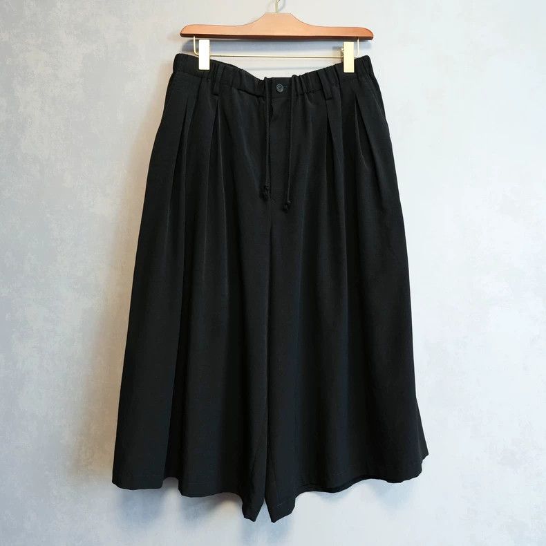 Yohji Yamamoto Yohji Yamamoto size 2 20SS Triacetate Drawstring Pleated Tr Size US 28 / EU 44 - 1 Thumbnail