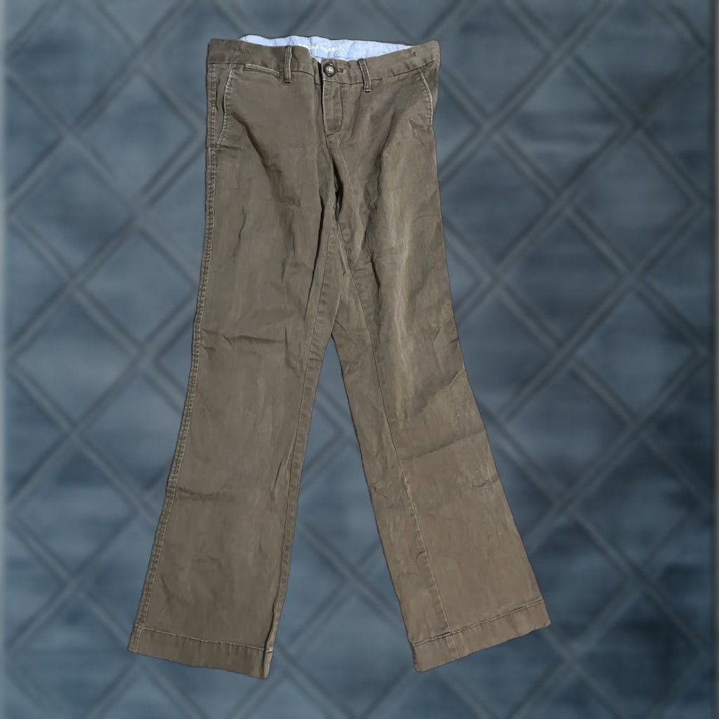 Banana Republic Banana Republic Pants Chino Womens Regular 4 Brown Twill Front Flat Girlfriend Authentic 98% Cotton 2% Spandex Size 27" / US 4 / IT 40 - 1 Thumbnail
