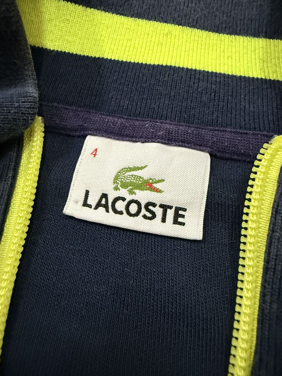 Japanese Brand × Lacoste Lacoste Casual Zip up Sweater Size US S / EU 44-46 / 1 - 7 Thumbnail