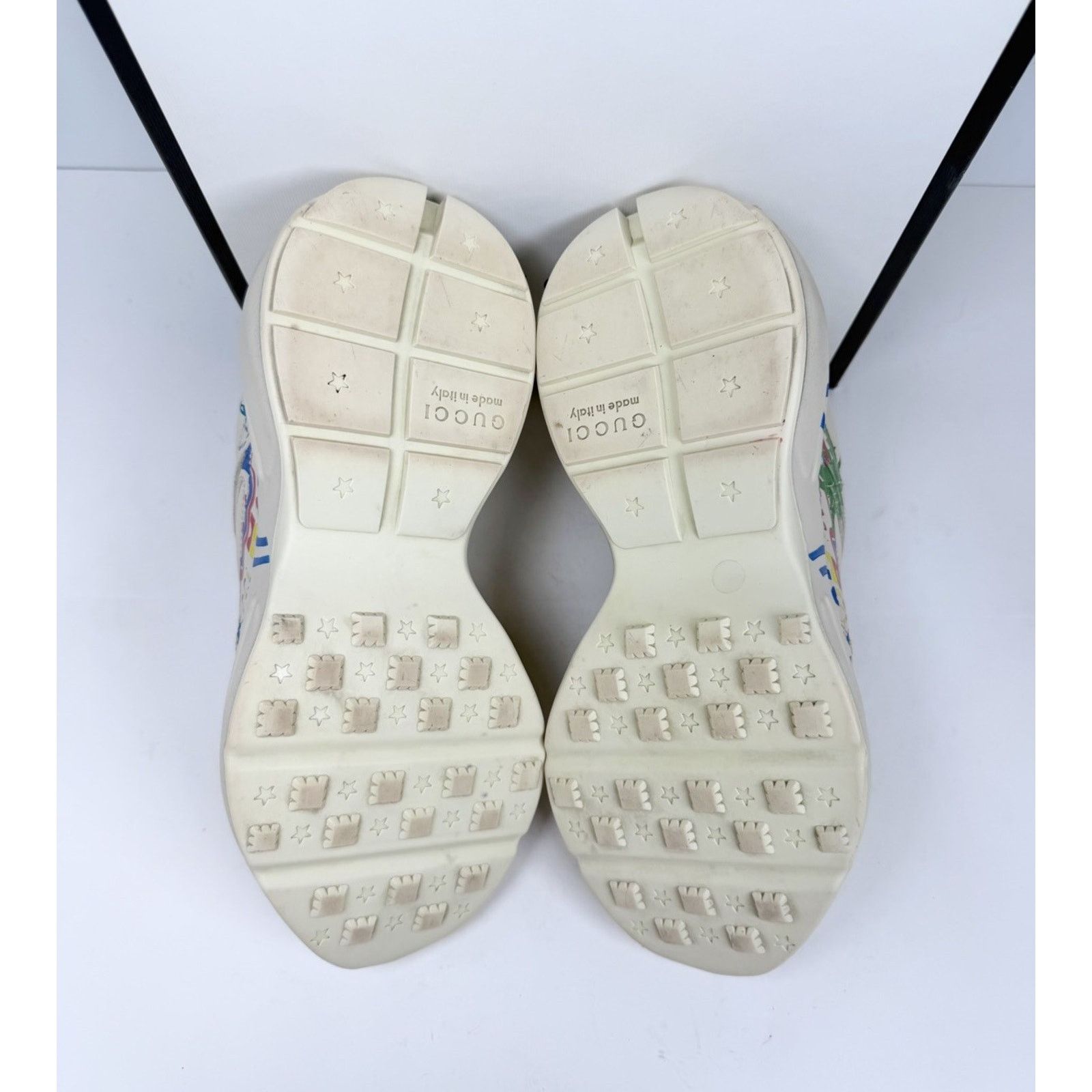 Gucci Size 7.5US - Gucci Rython Ivory Leather Hawaii Size US 7.5 / EU 40-41 - 8 Thumbnail