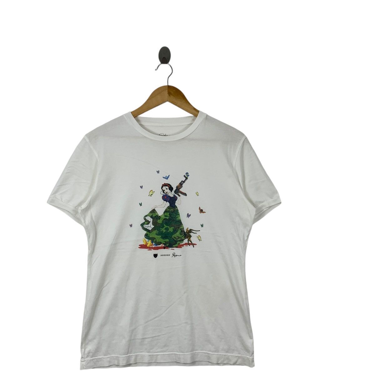 Other PAGANO MADE IN ITALY Rebel Snow White Tee Shirt Top Fairy Size M / US 6-8 / IT 42-44 - 4 Thumbnail