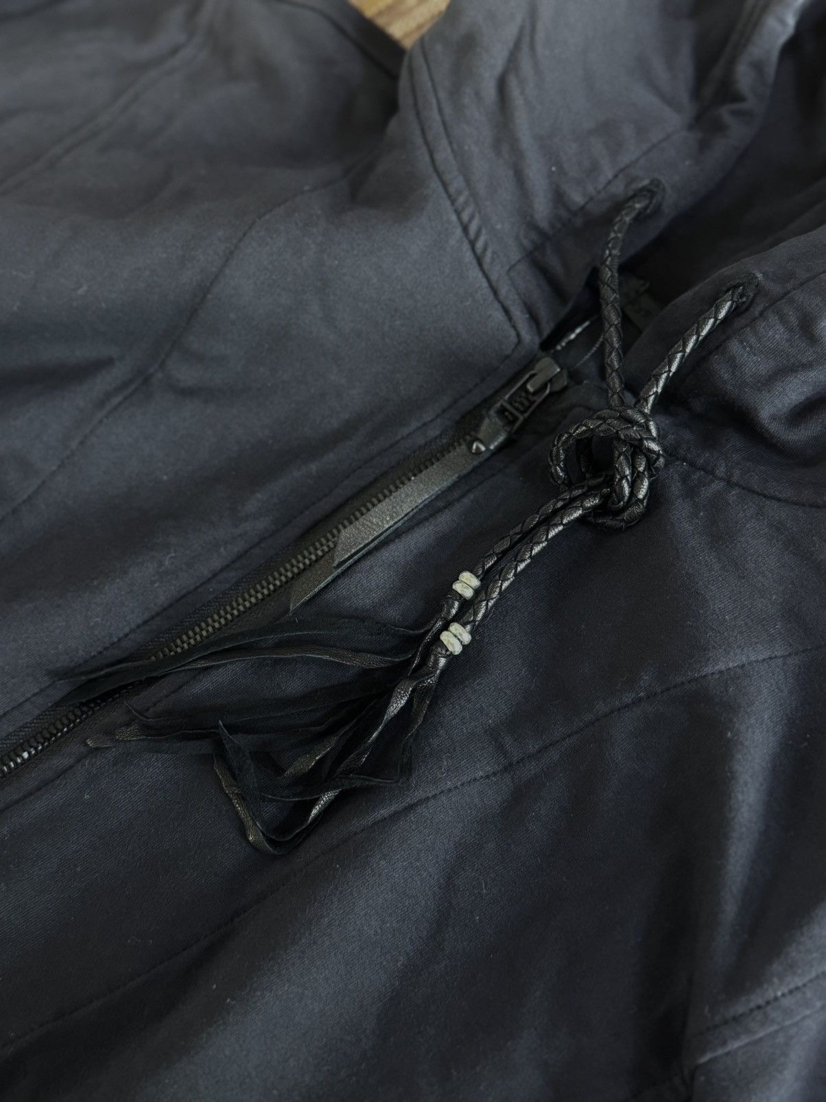 KMRii KMRii Paint Splatter Zip Hoodie Leather Detail Size US M / EU 48-50 / 2 - 4 Thumbnail