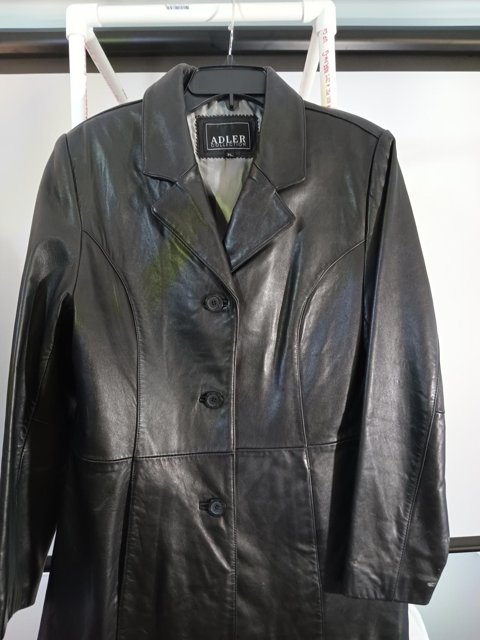 Designer ADLER Collection Women's Leather Coat Size L / US 10 / IT 46 - 1 Thumbnail
