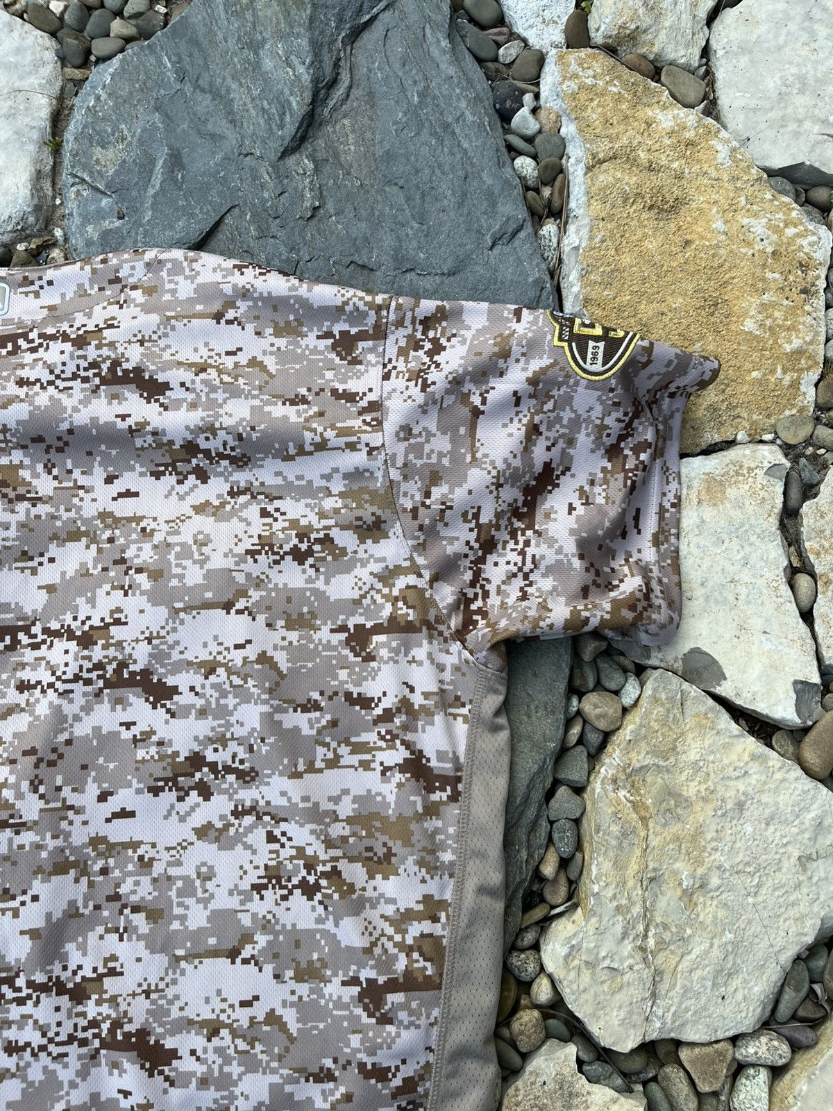 MLB × Majestic Vintage Majestic San Diego Padres button jersey camo shirt Size US XXL / EU 58 / 5 - 18 Thumbnail